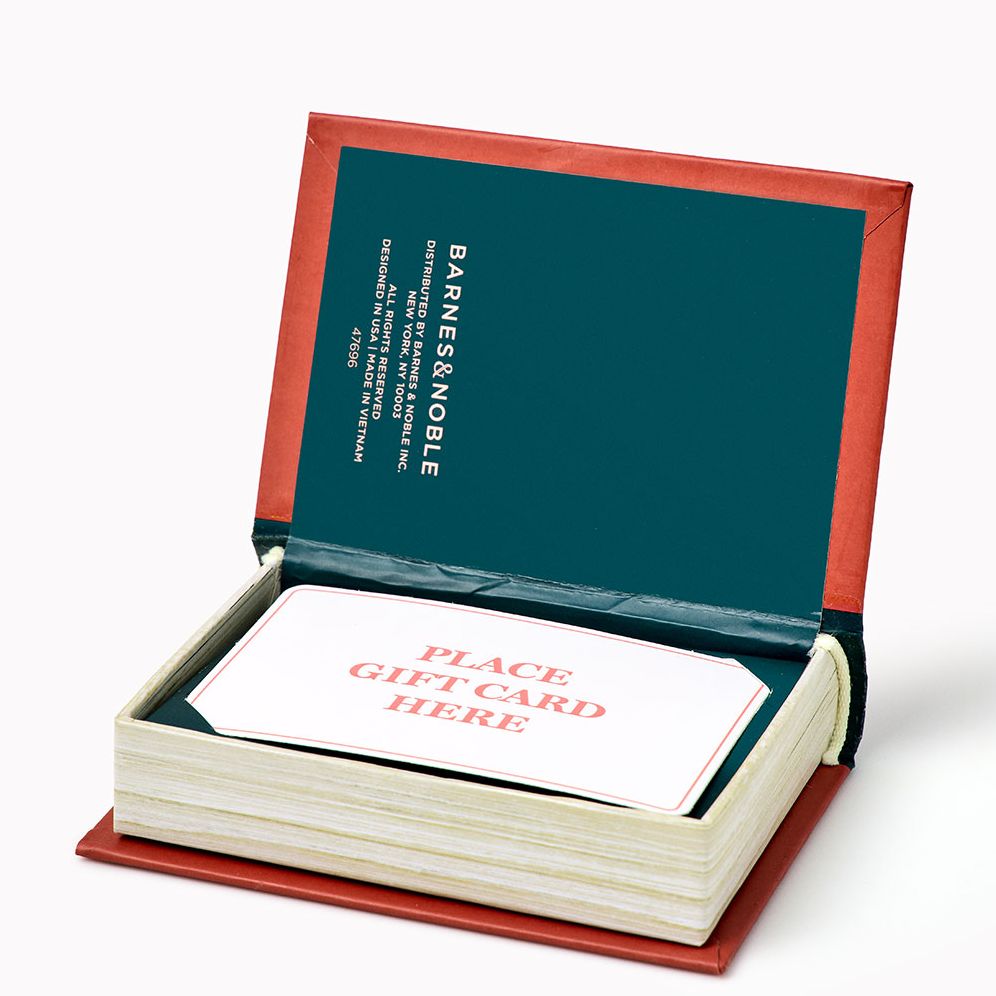 Book Folk Floral Gift Card Holder