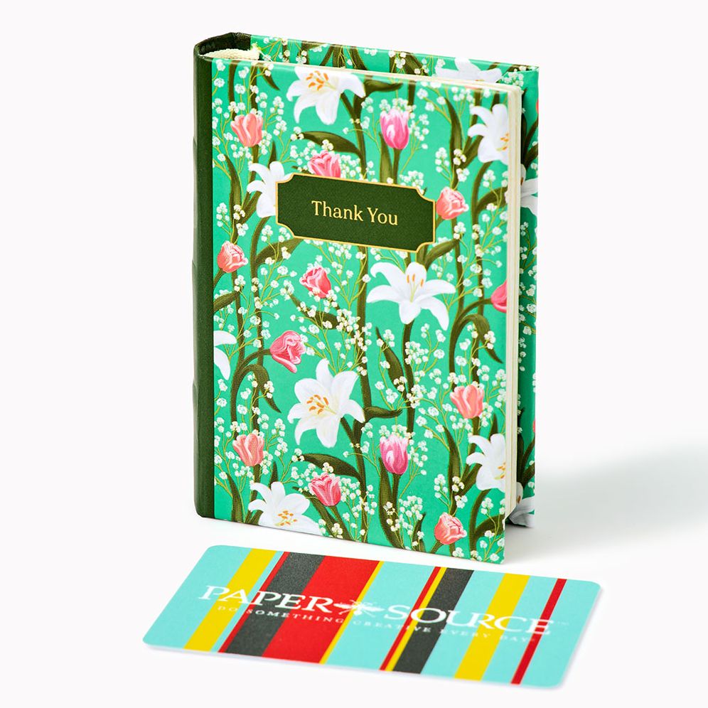 Thank You Tulips and Lilies Gift Card Holder