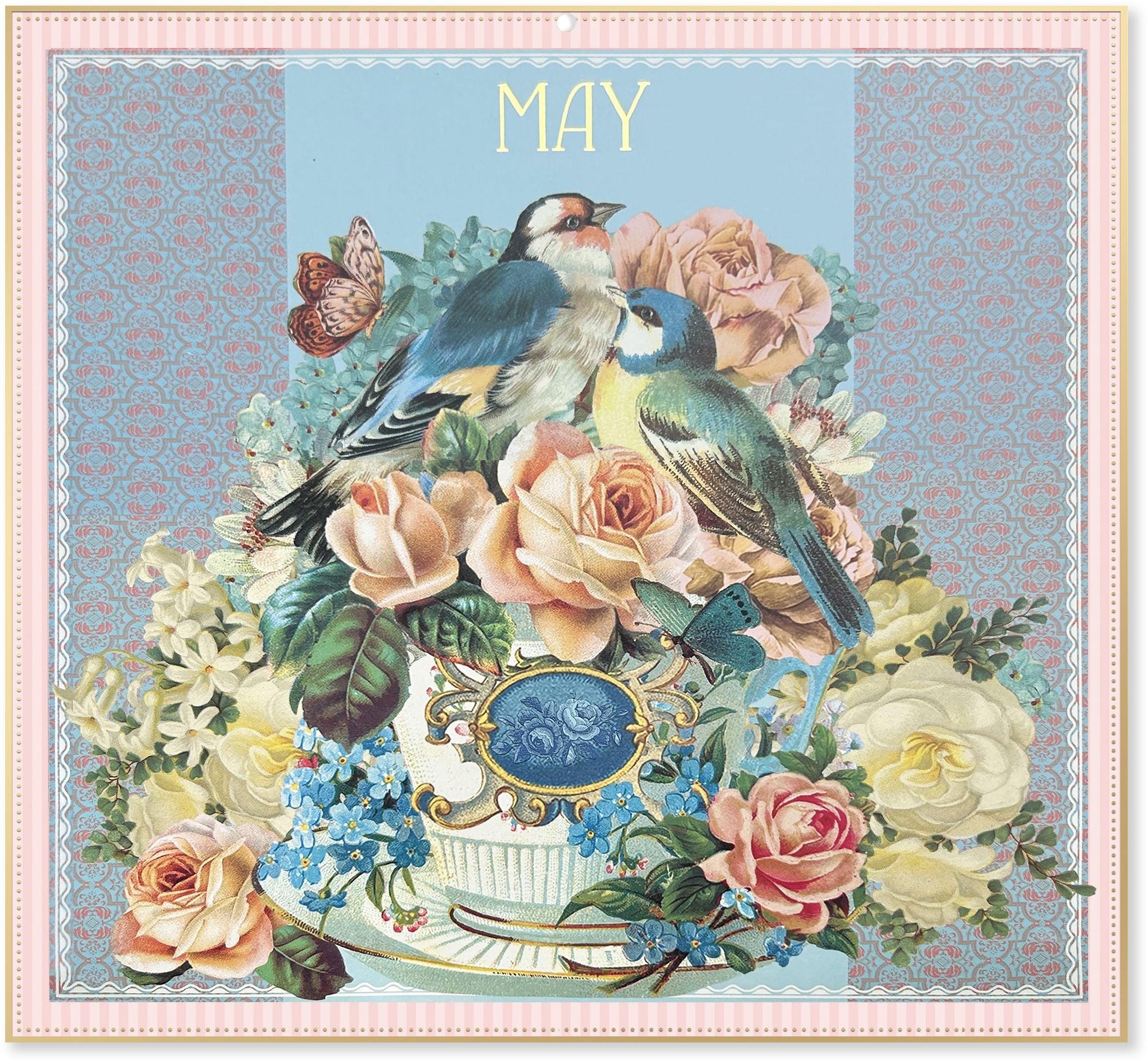 2027 Vintage Ephemera Wall Calendar