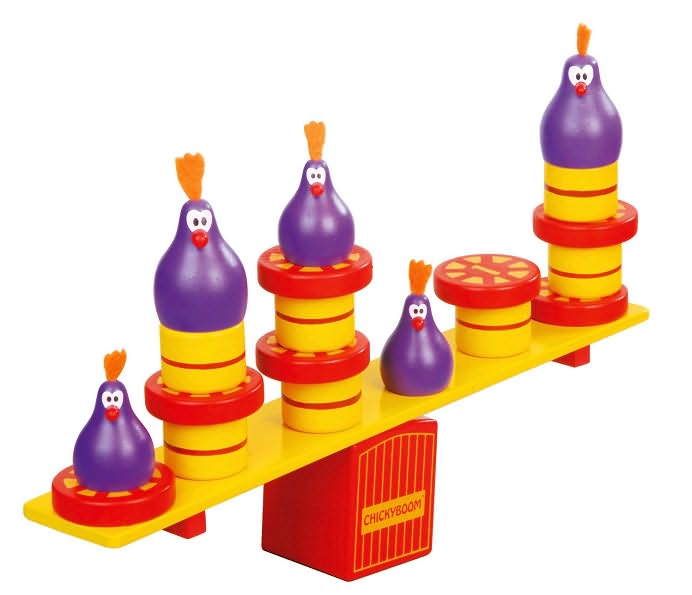 Chickyboom Skill Building Balancing Game for Kids