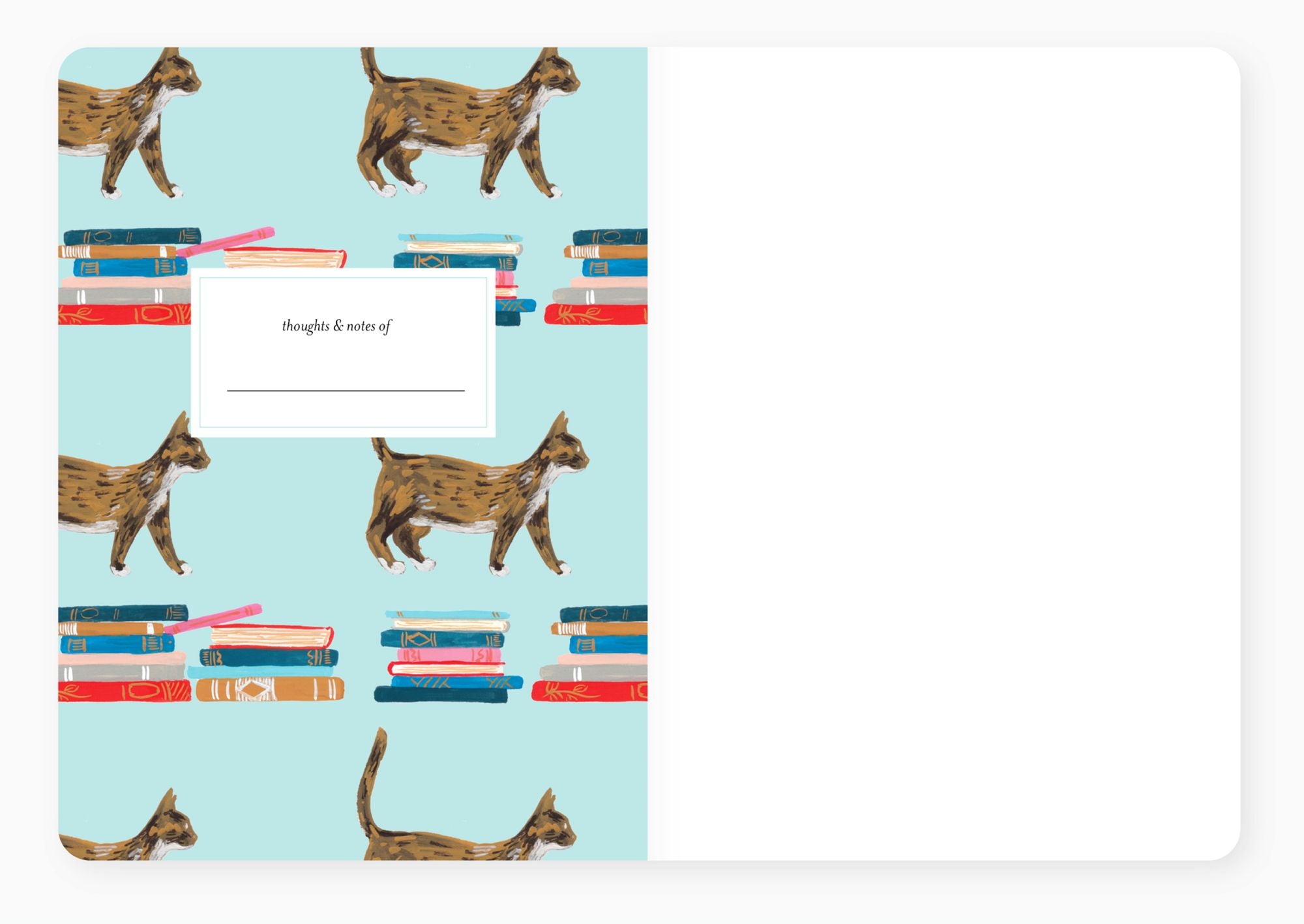 Cats and Stacks Pocket Notebook