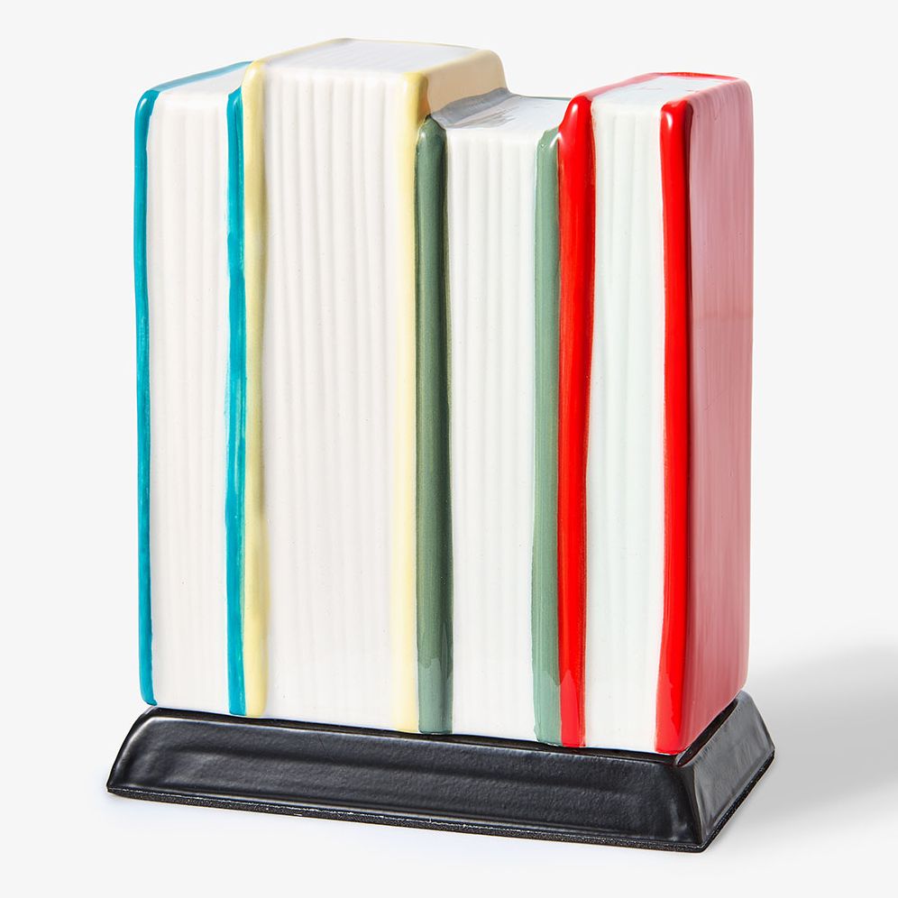 Book Stack Stocking Holder