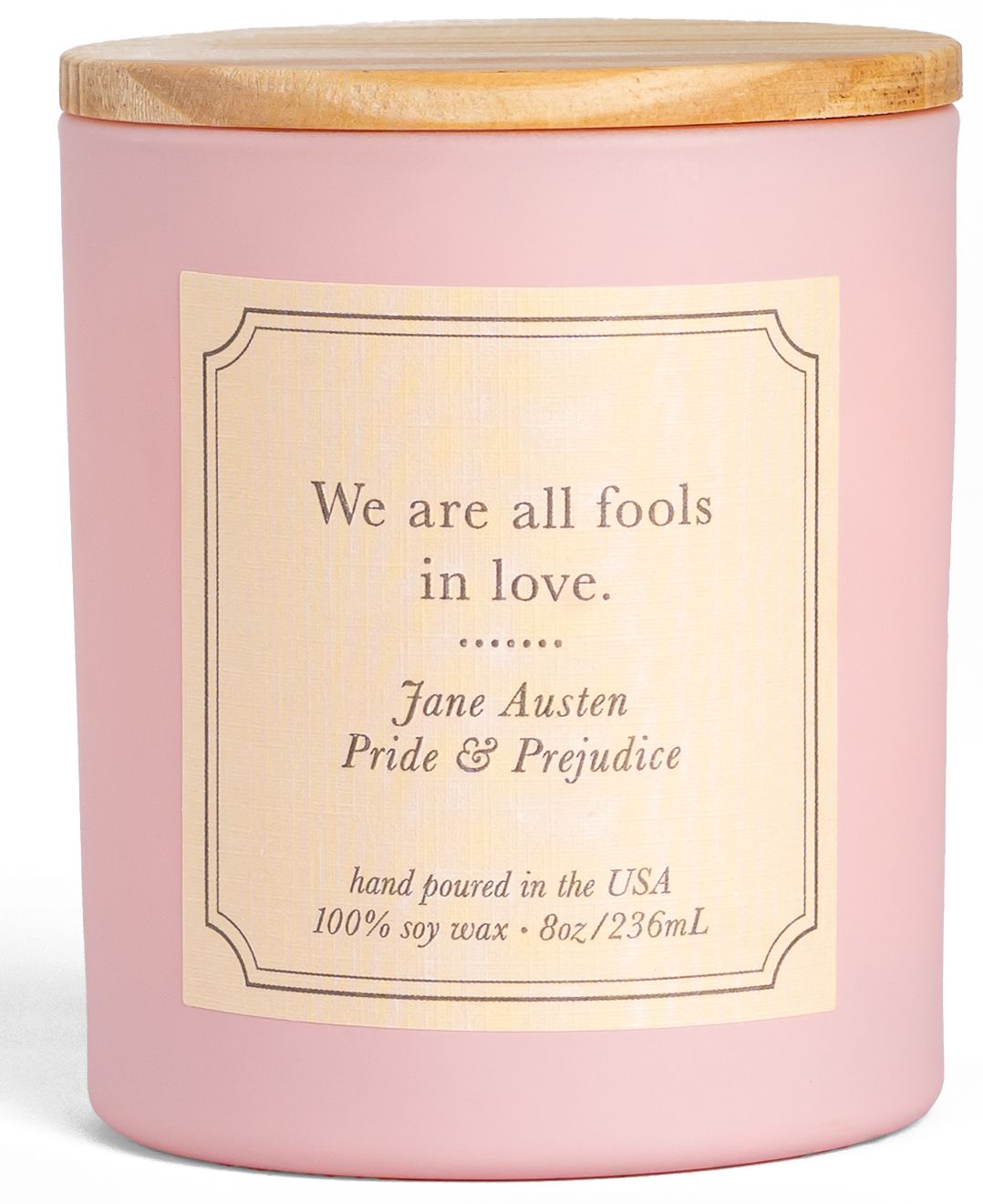 Pride & Prejudice Candle - Pink