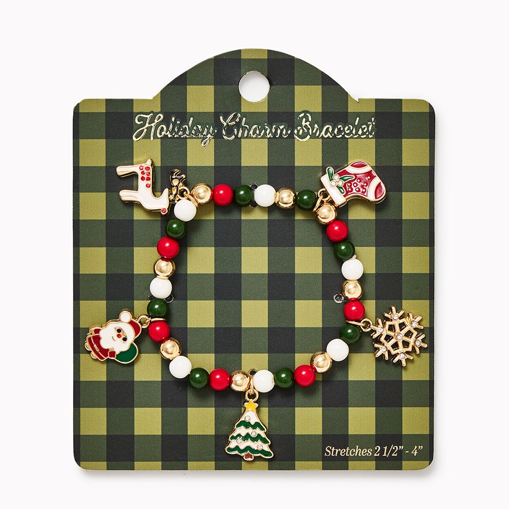 Holiday Charm Bracelet with 5 Charms