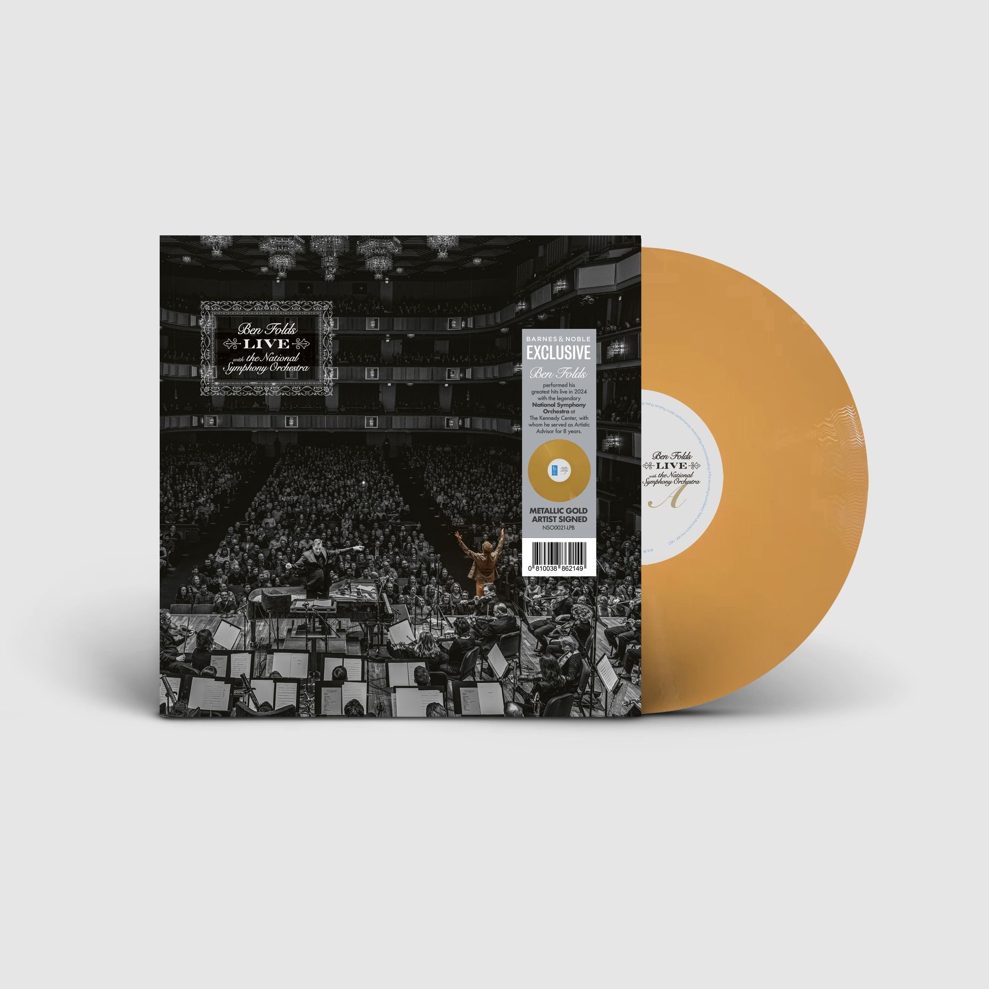 Ben Folds Live With The National Sym Orch [Gold Vinyl] [Signed] [Barnes & Noble Exclusive]