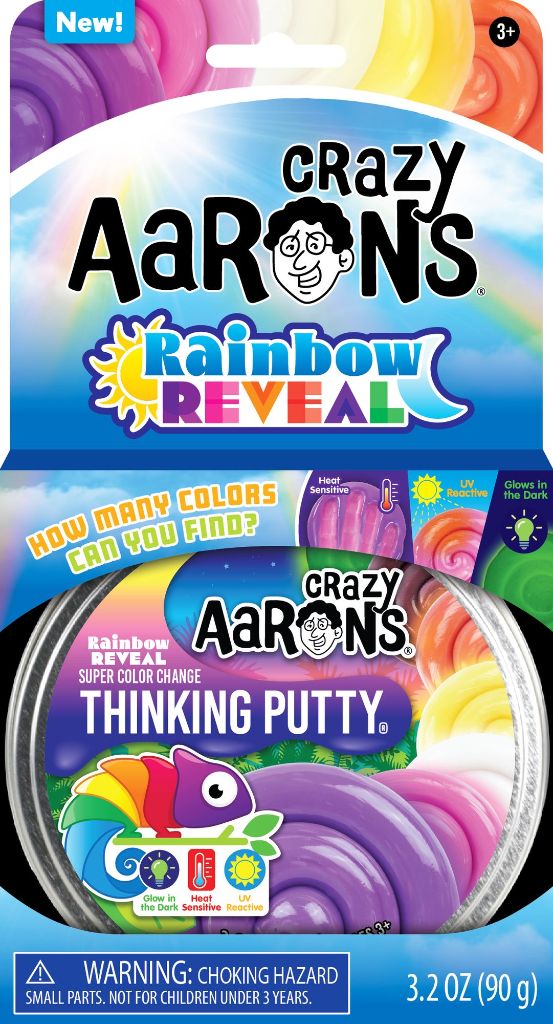 Rainbow Reveal 4" Tin
