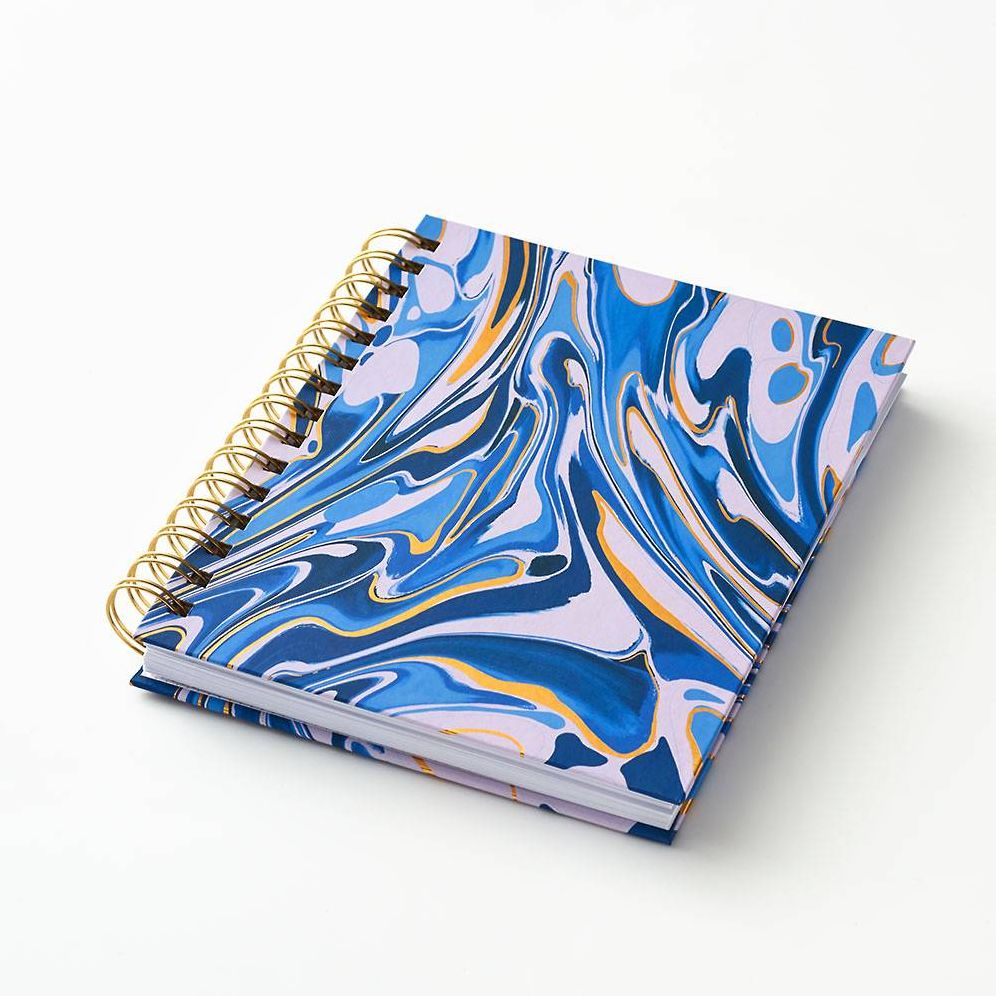 Blue Marble Spiral Notebook