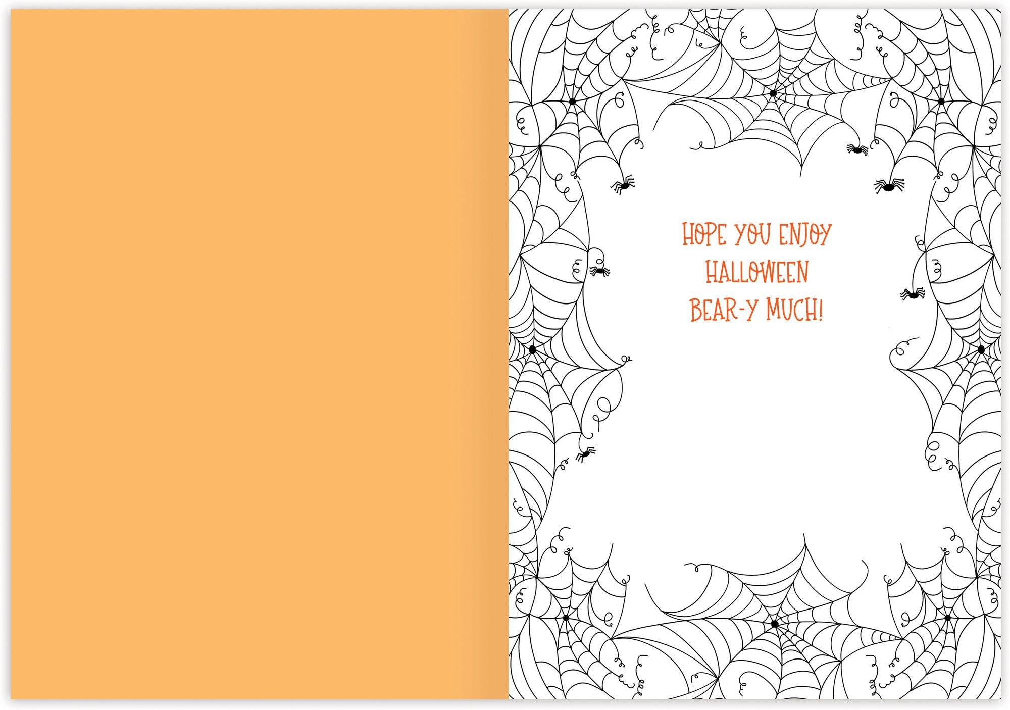 Teddy Ghost Halloween Card