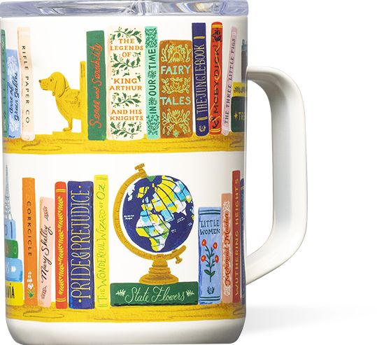 Mug Corkcicle x Rifle Paper Book Club 16 Oz