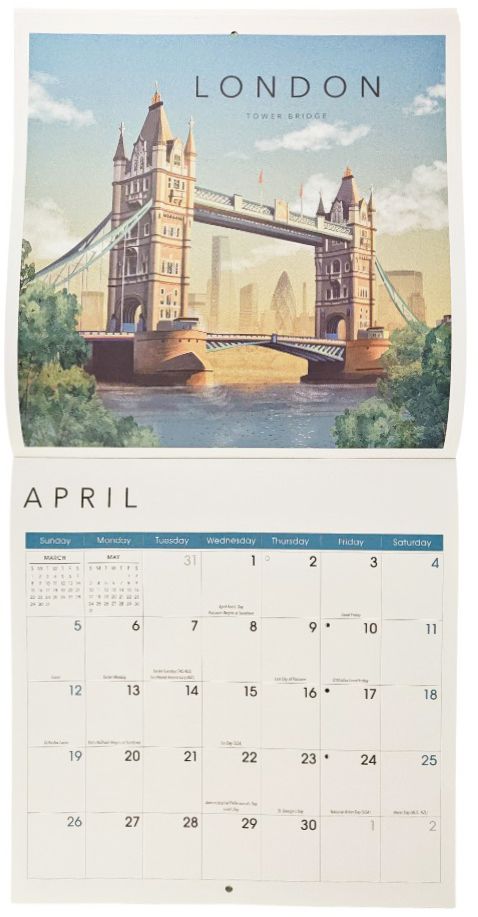 2026 City Chic Wall Calendar