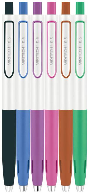 Space Up Gel Pen S/6 - Assorted Ink