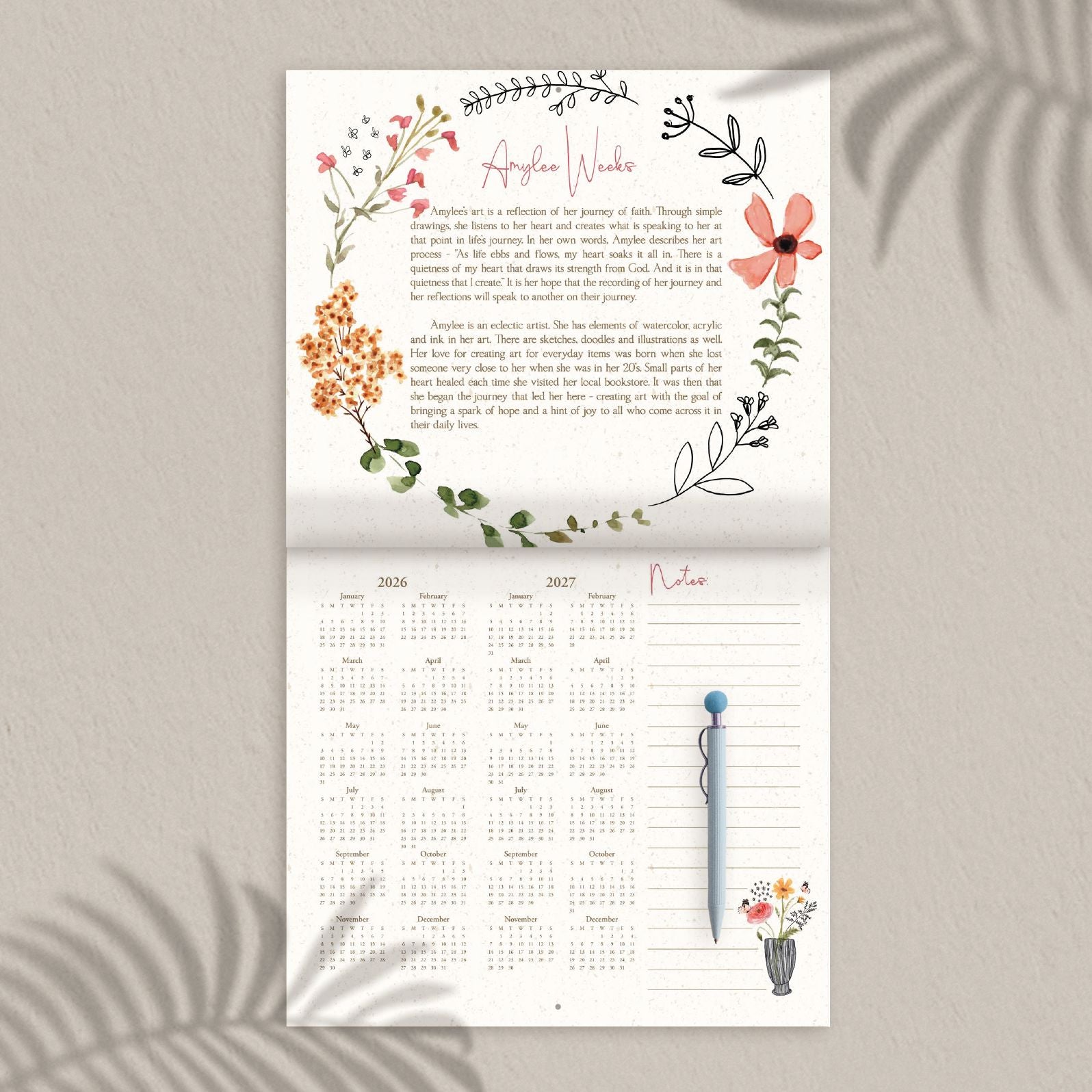 2026 Legacy Be Still 12 Month Wall Calendar