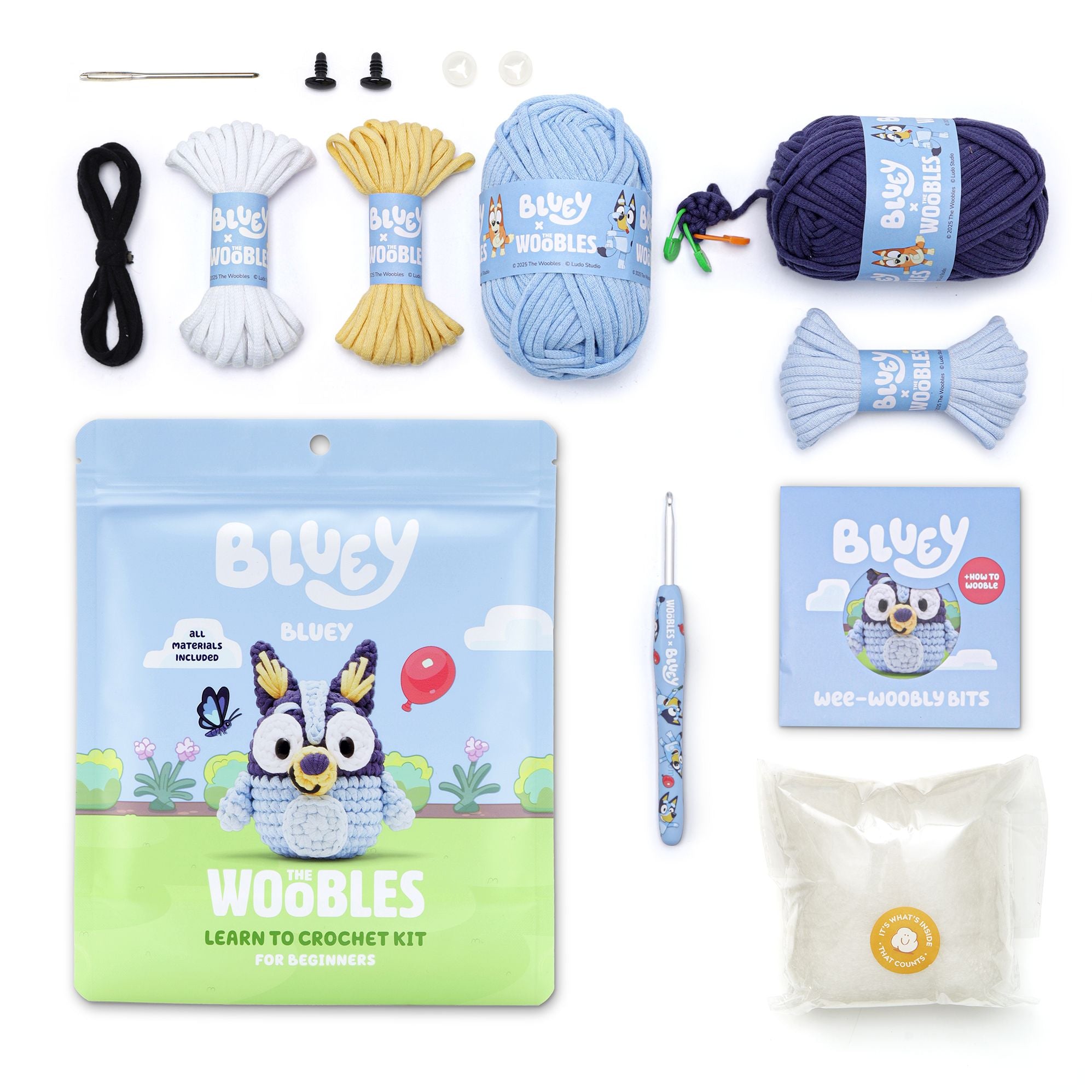 Bluey Learn to Crochet Kit