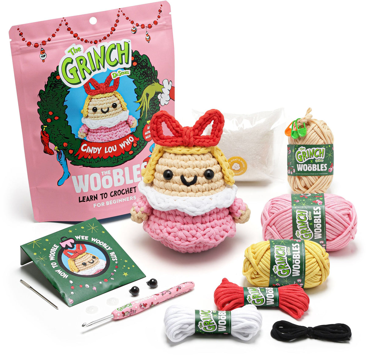 Cindy Lou Who Learn to Crochet Kit