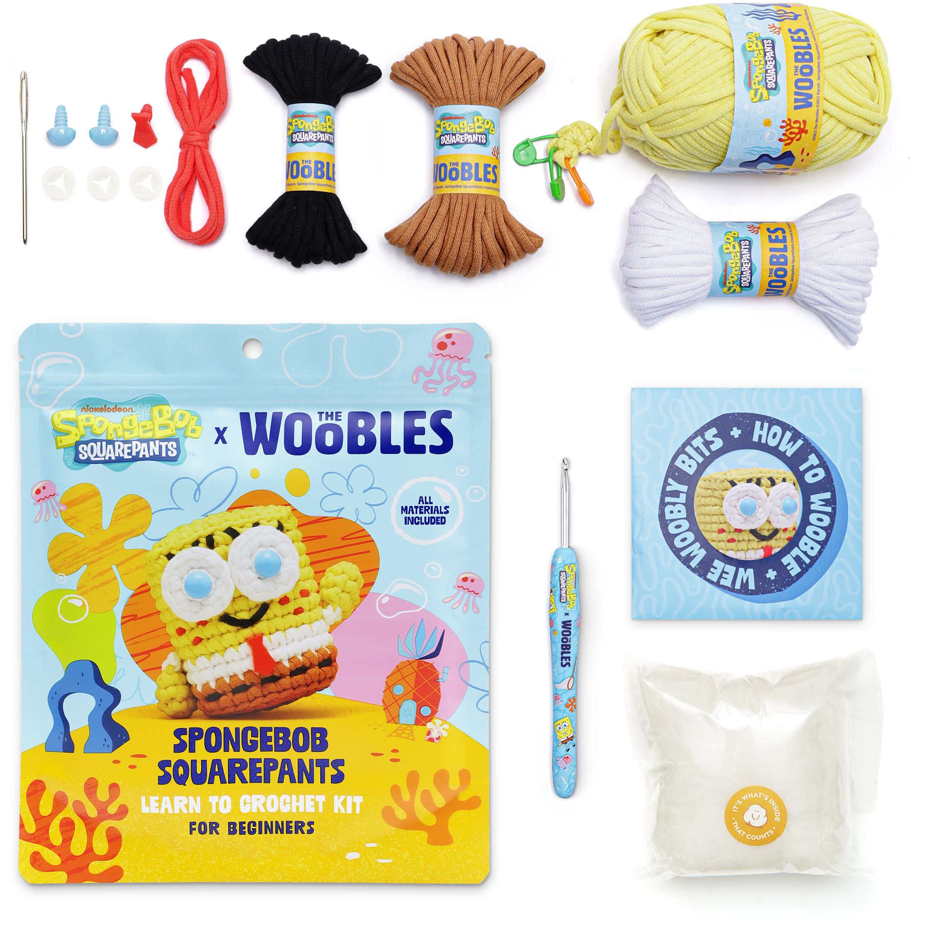 Spongebob Learn to Crochet Kit