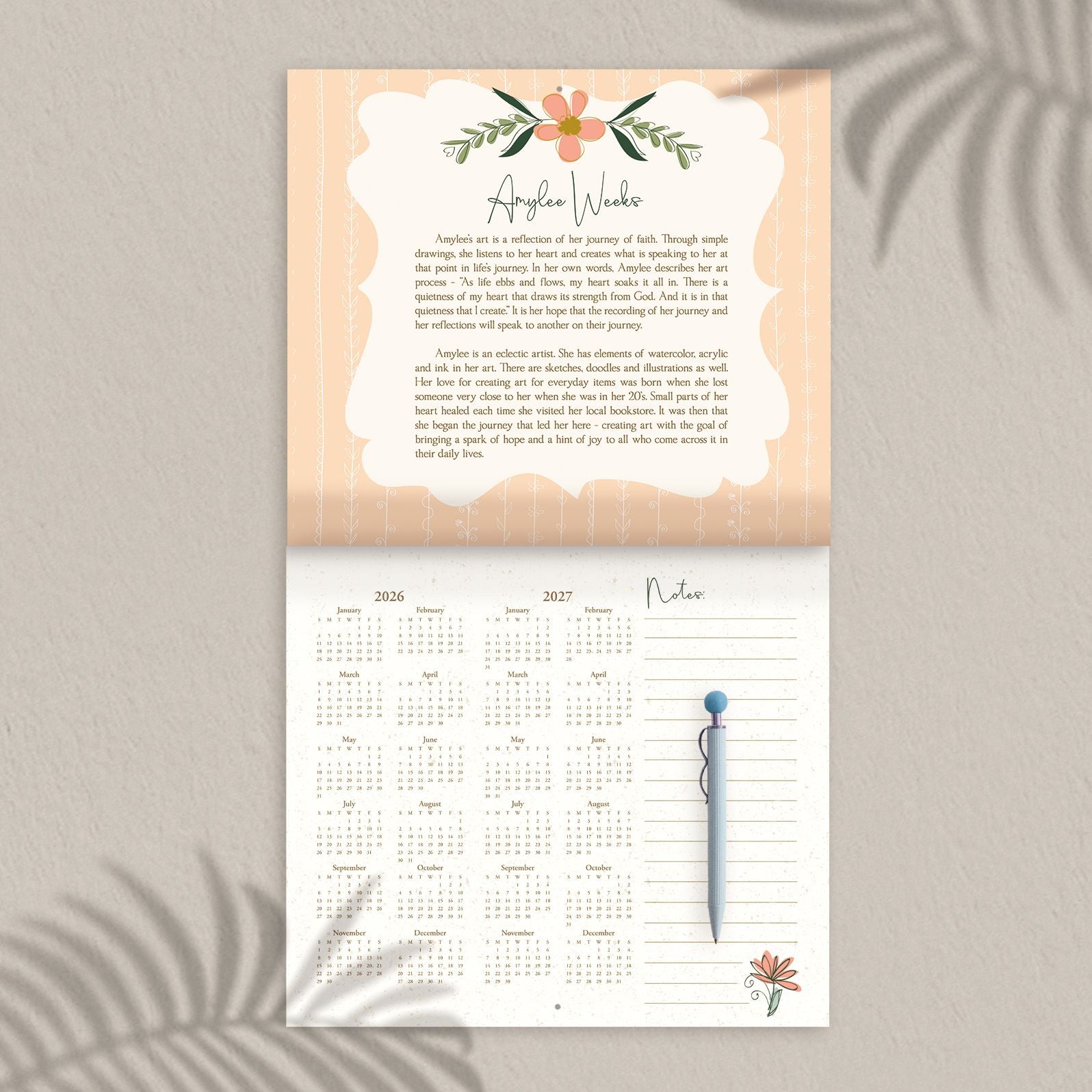 2026 Legacy Hope 12 Month Wall Calendar