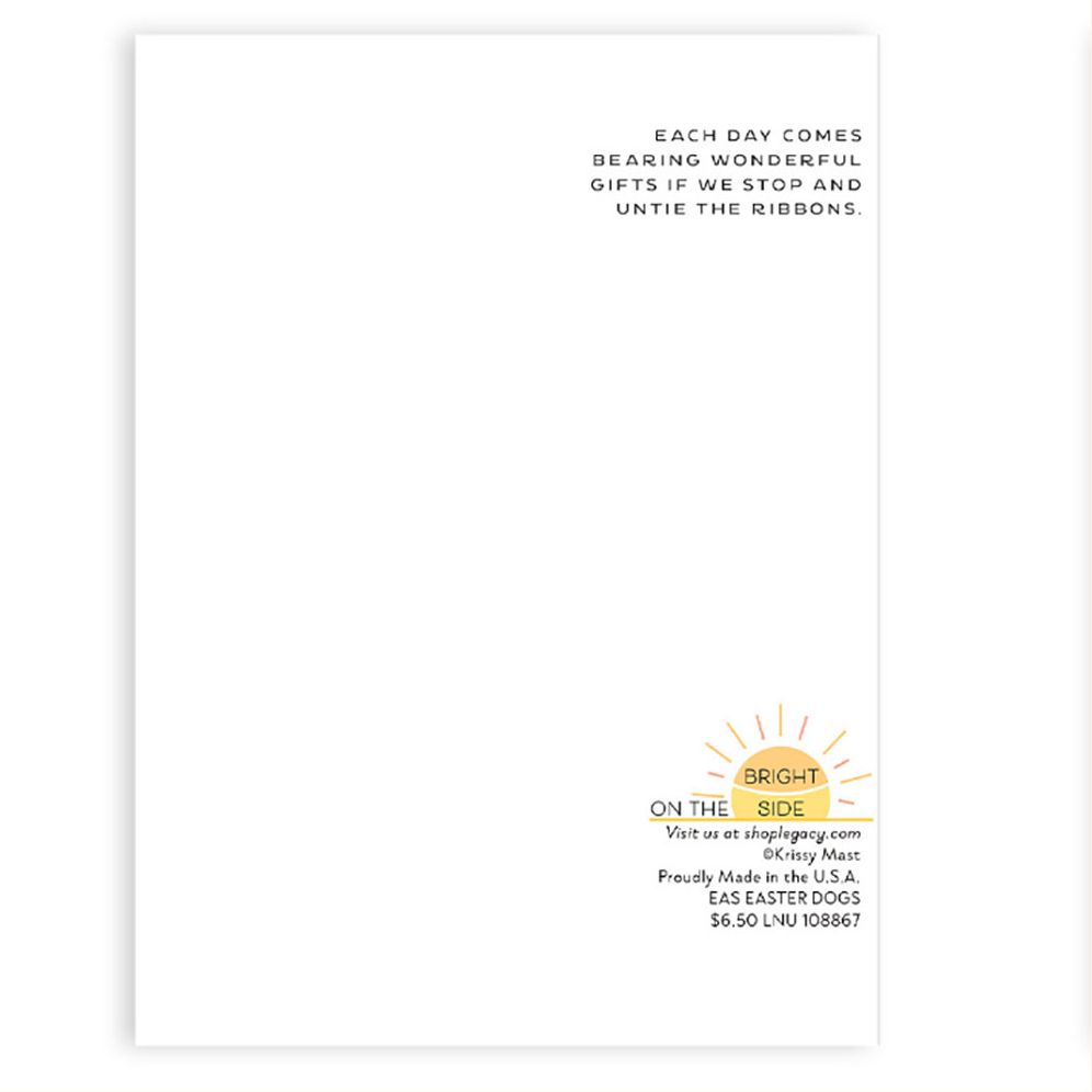 Easter Dogs Greeting Card