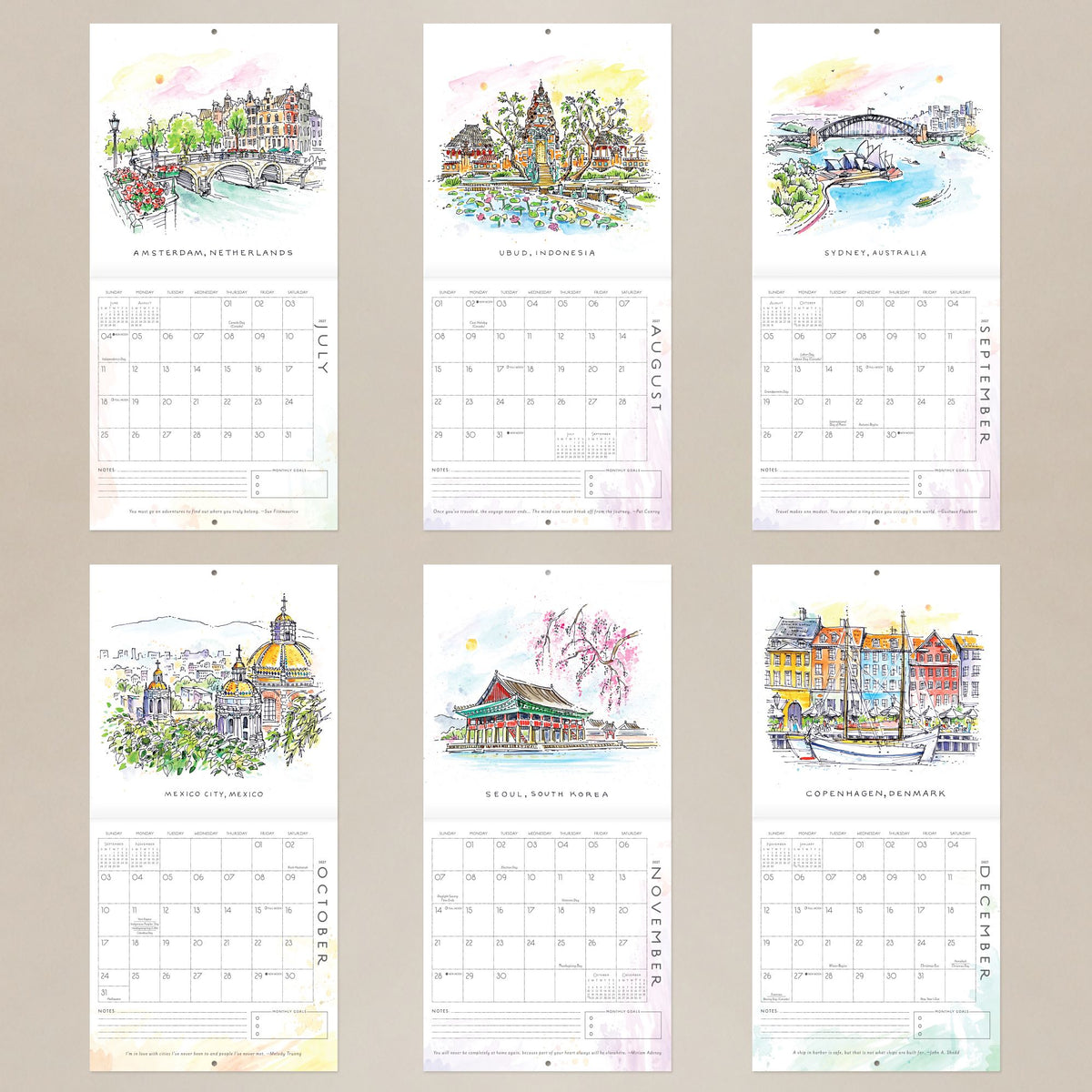 2027 Seedlings Elsewhere Wall Calendar