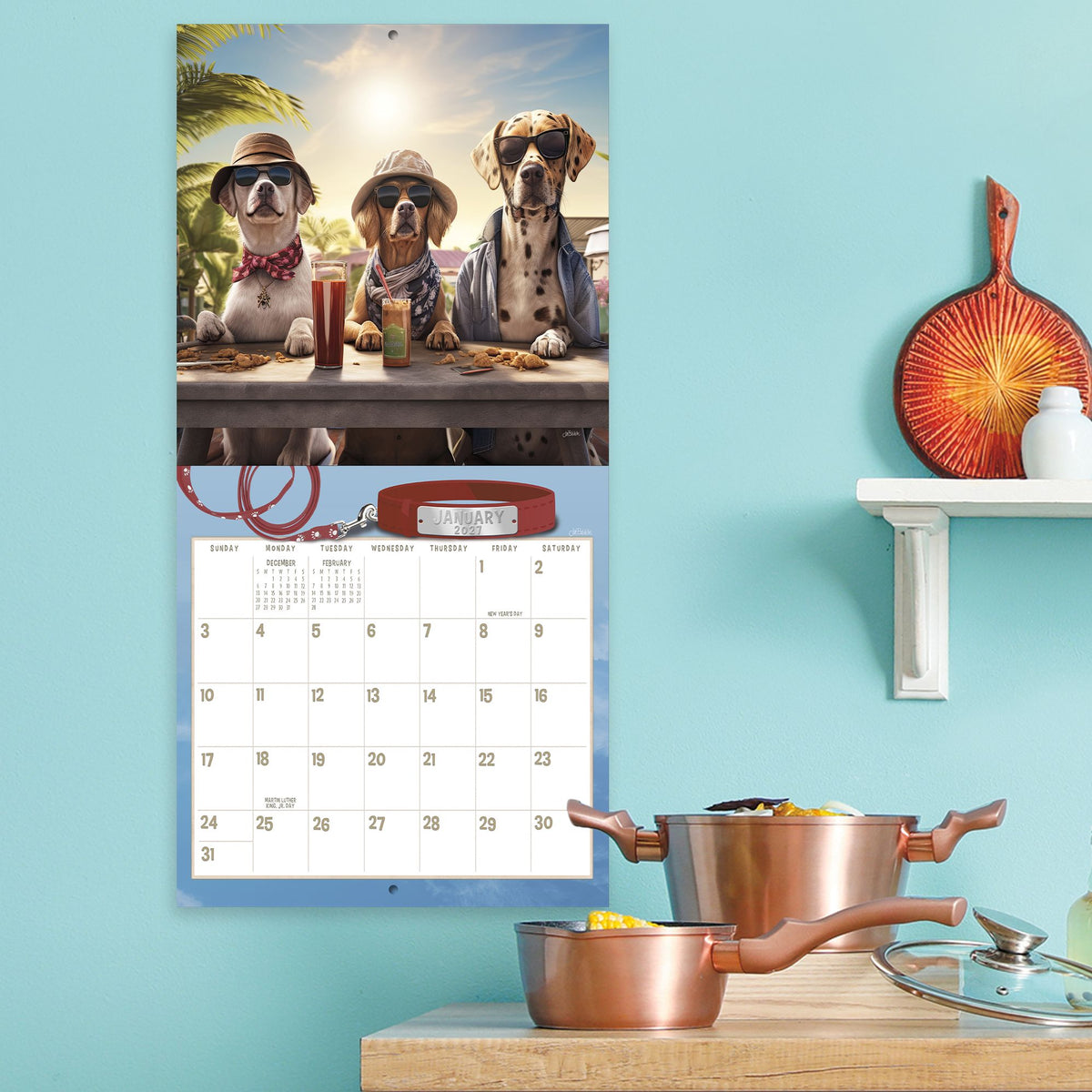 2027 Legacy The Good Life Wall Calendar