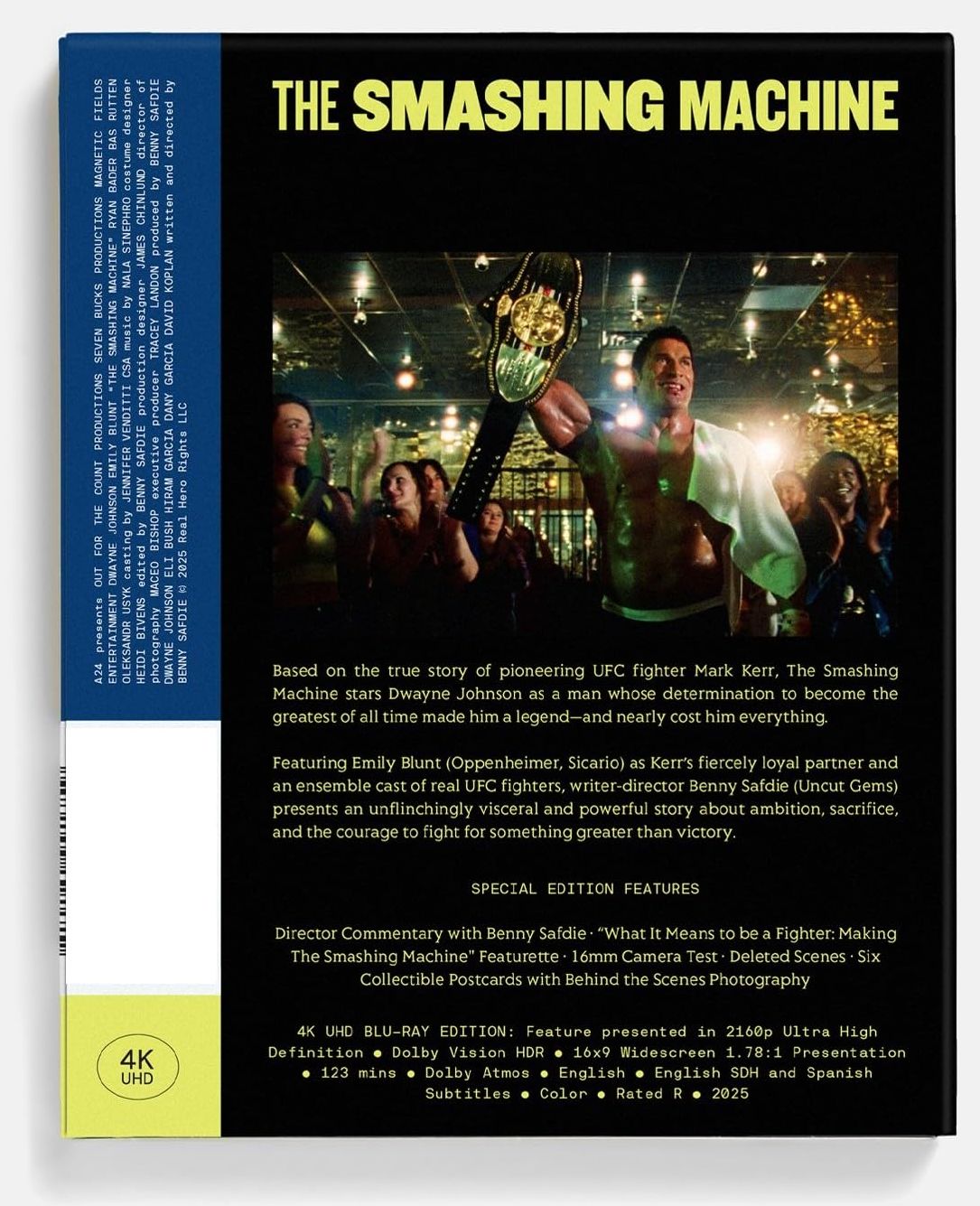 The Smashing Machine [4K Ultra HD Blu-ray]