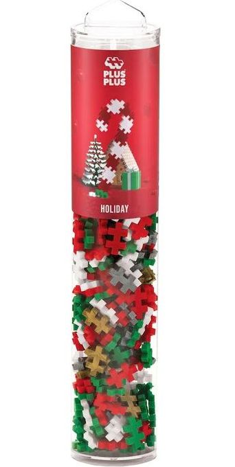 Plus Plus 240 pc Holiday Tube