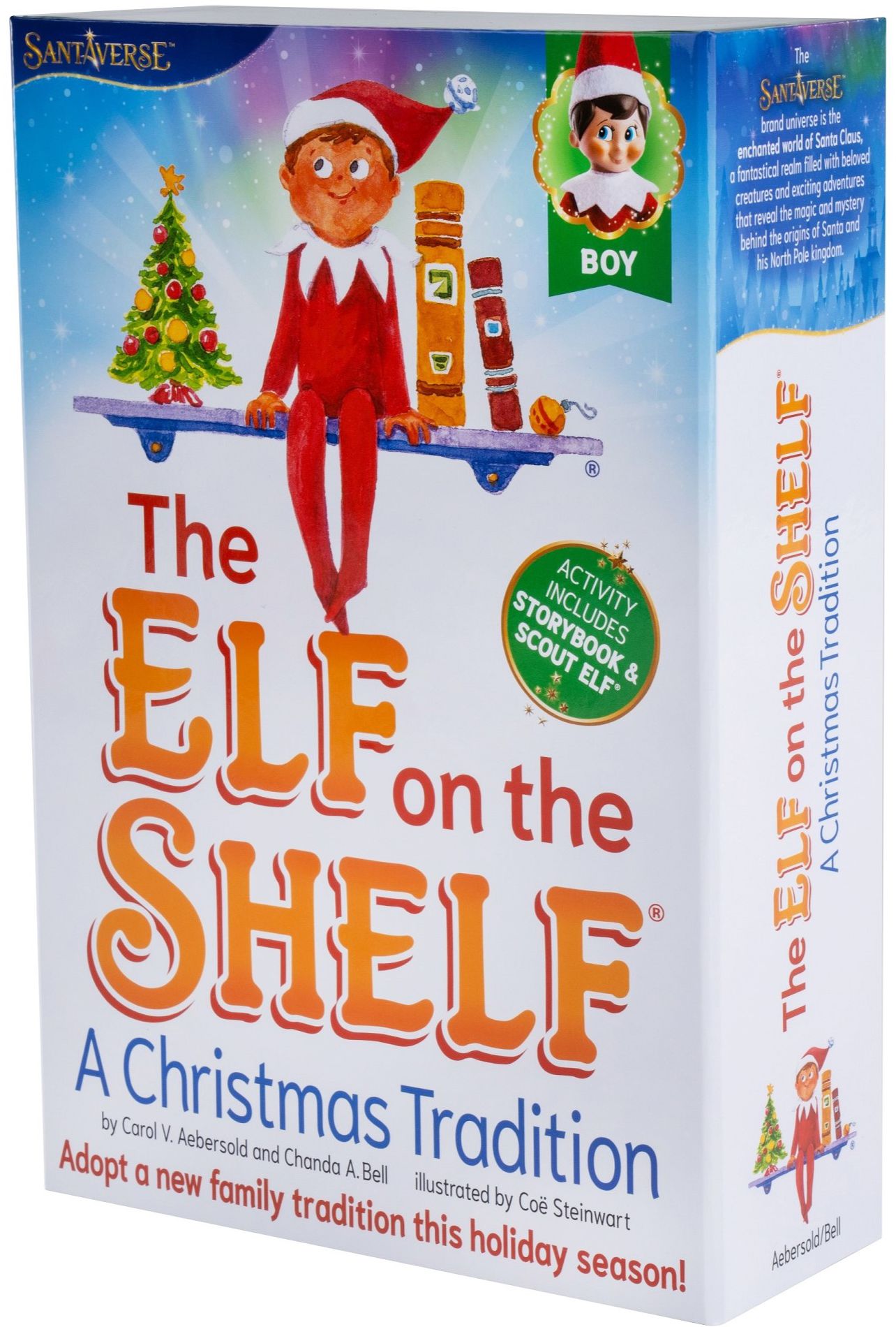 The Elf on the Shelf: A Christmas Tradition (includes blue-eyed boy scout elf)