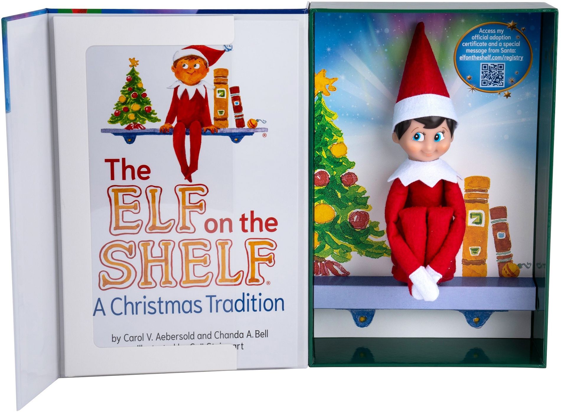 The Elf on the Shelf: A Christmas Tradition (includes blue-eyed boy scout elf)