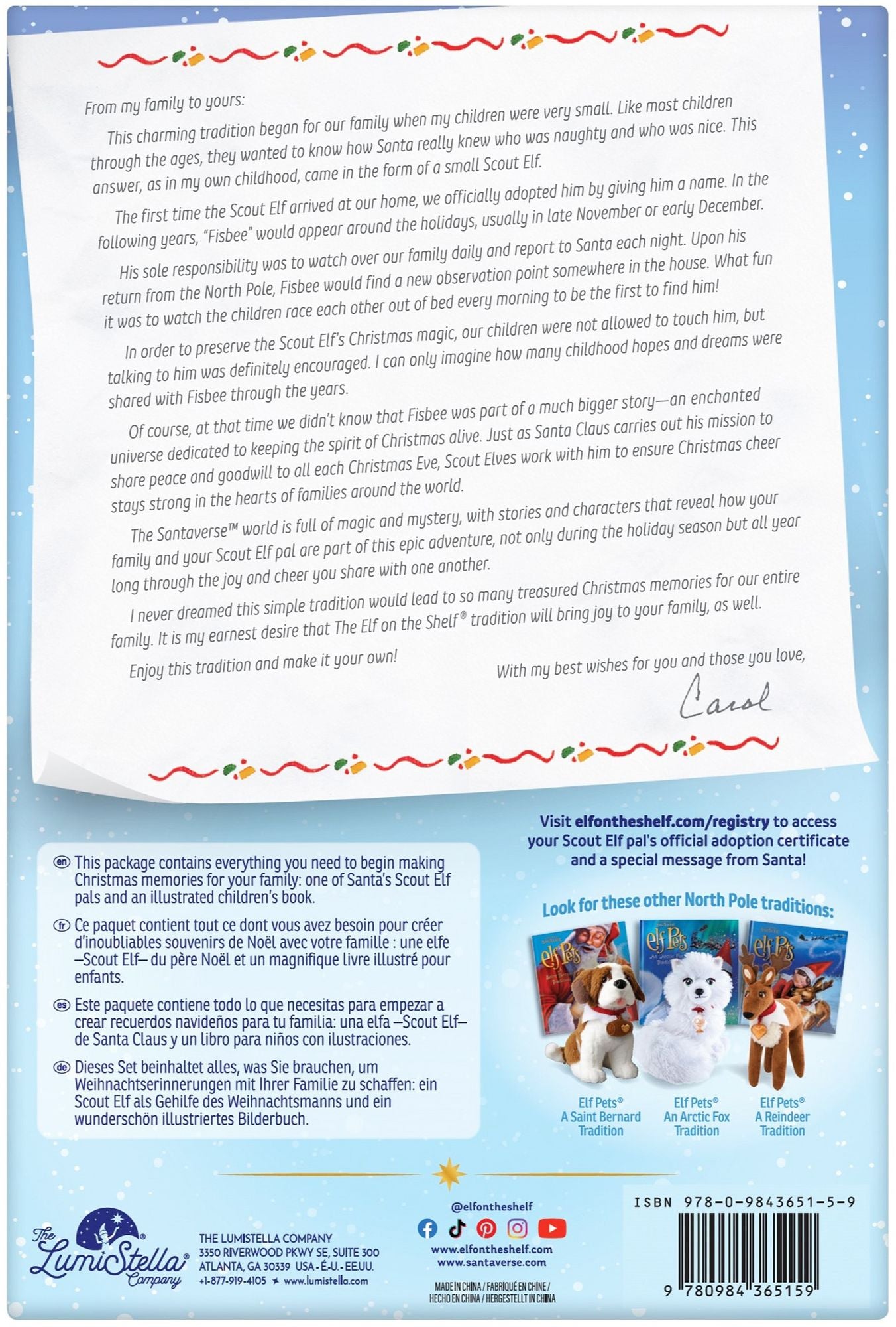 The Elf on the Shelf: A Christmas Tradition (includes brown-eyed girl scout elf)
