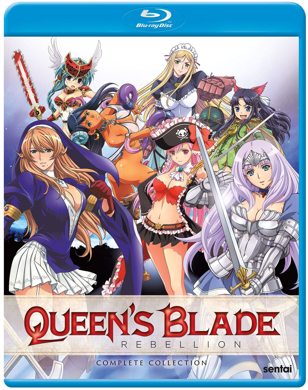 Queen's Blade: Rebellion - Complete Collection [Blu-ray]