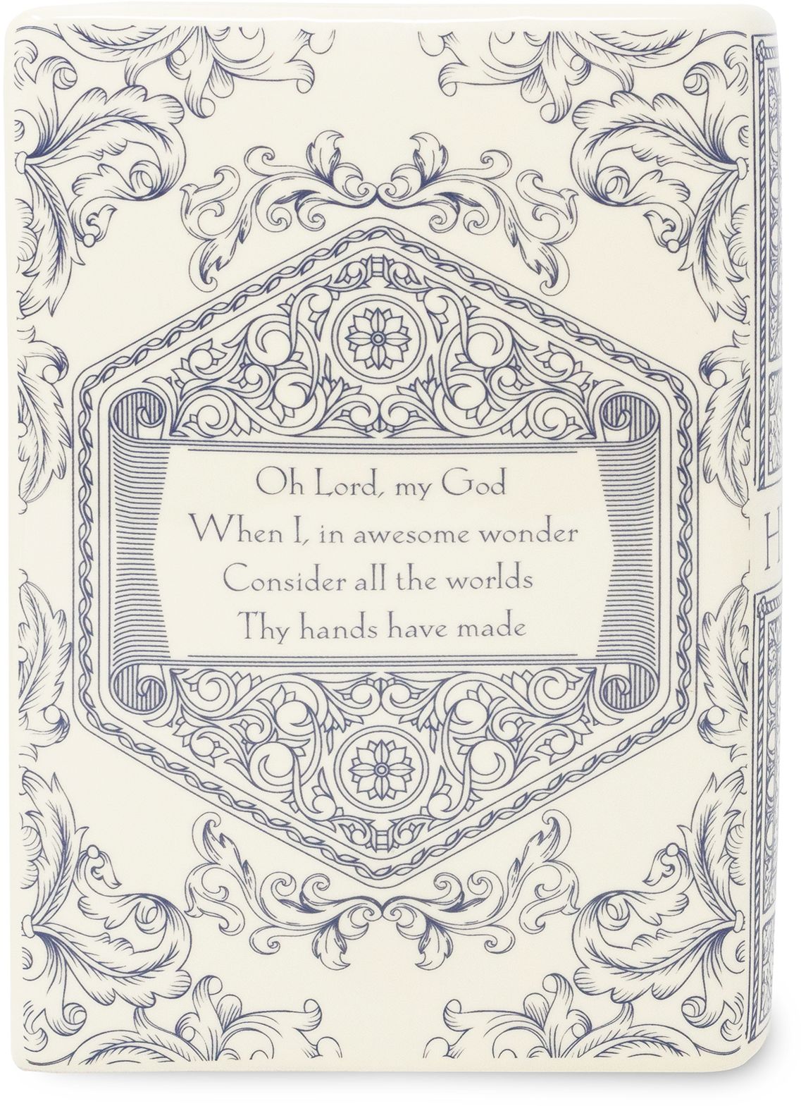 Large Book Vase, Hymnal