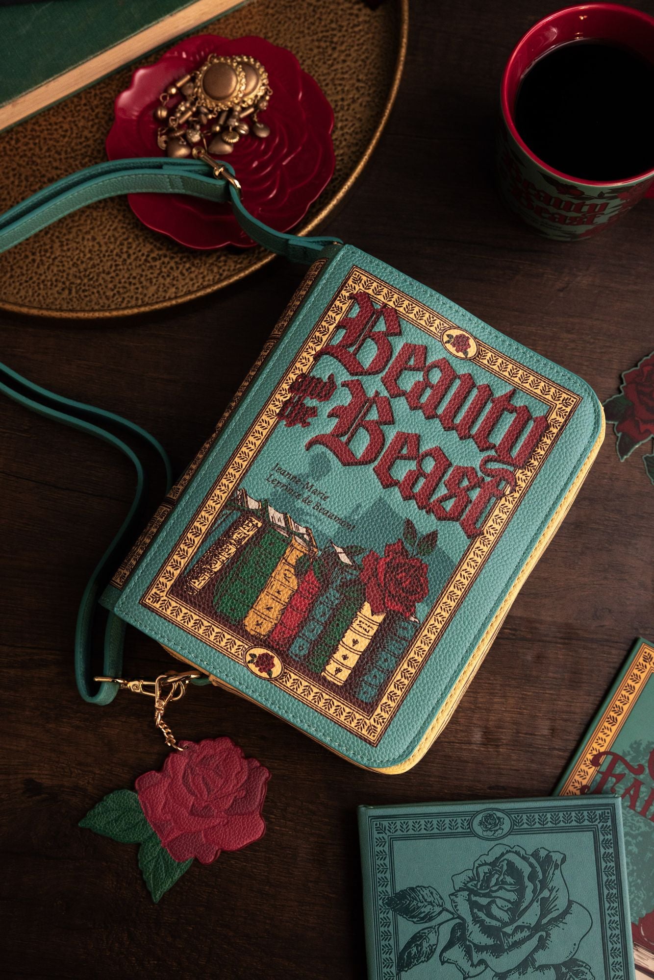 Book Crossbody Bag, Beauty and the Beast