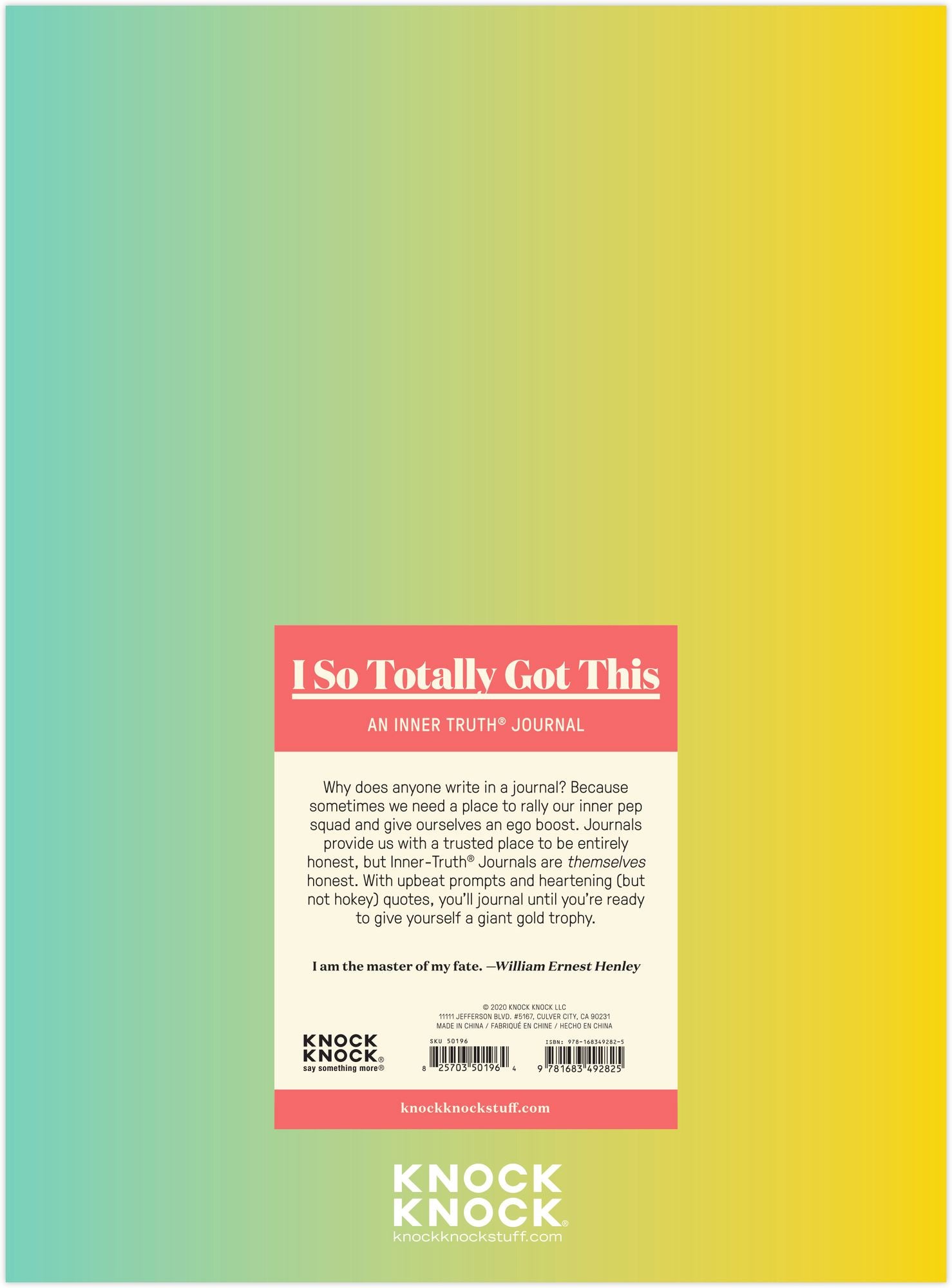 I So Totally Got This Inner-Truth Journal (Ombre Edition)