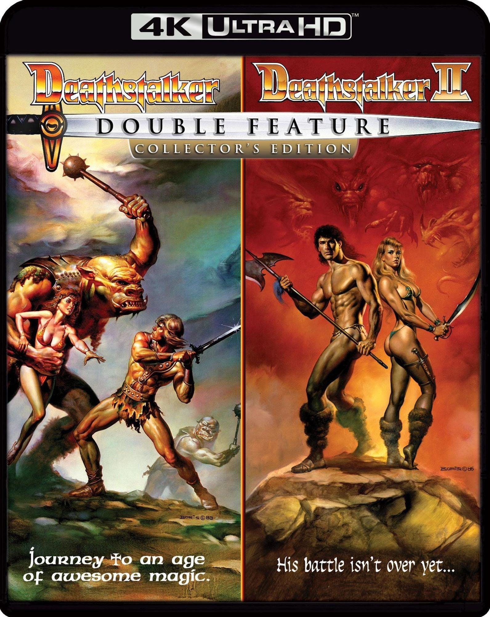 Deathstalker/Deathstalker II [4K Ultra HD Blu-ray/Blu-ray]