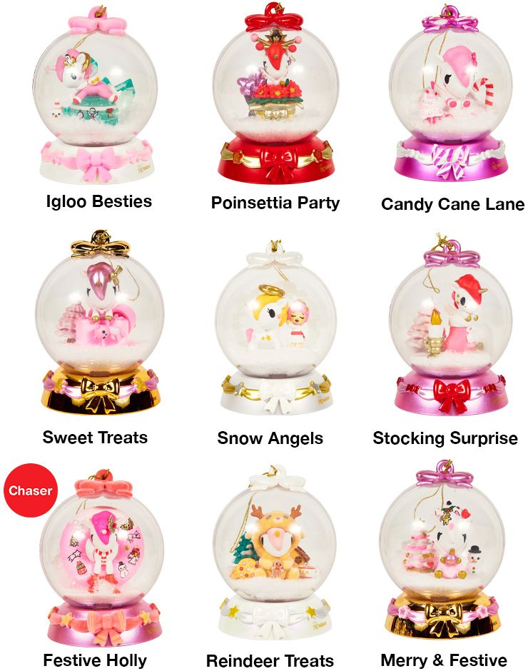 Snow Globe Ornaments Holiday Sparkle Blind Box