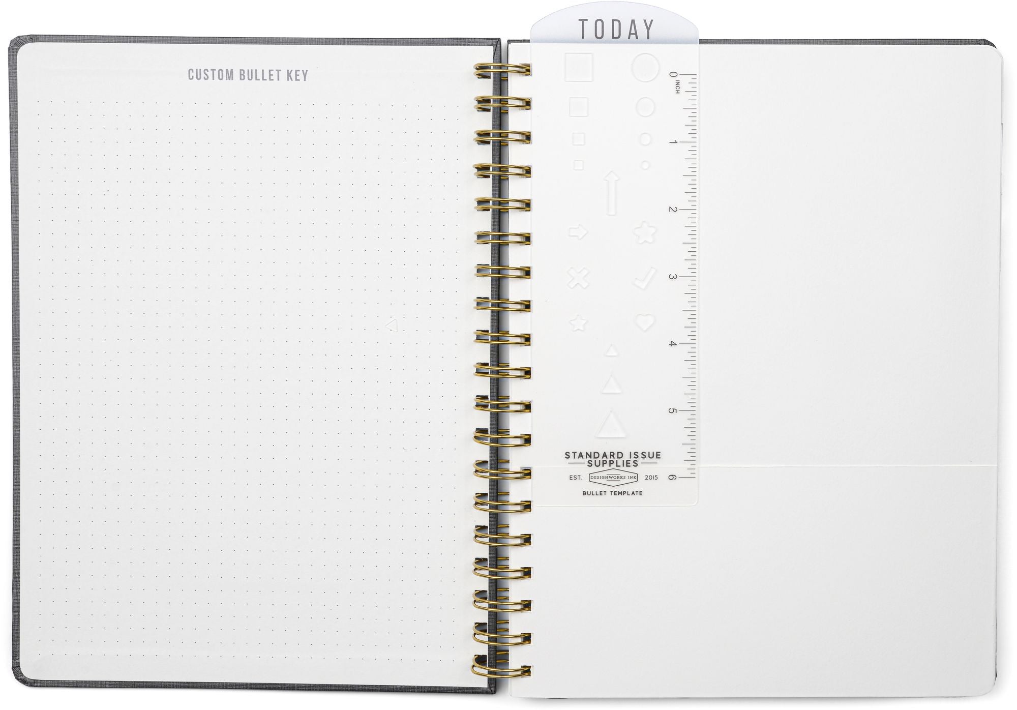 2025-2026 Charcoal Standard Issue 7.5" x 10" Weekly Planner