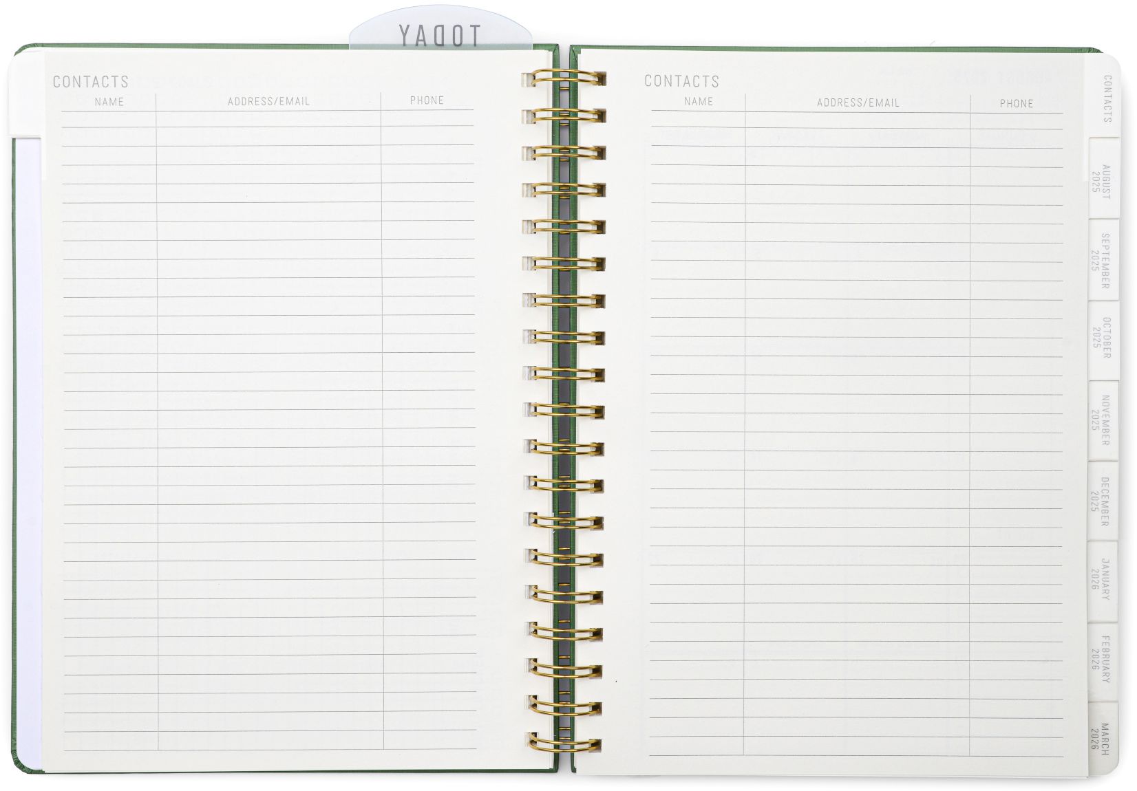 2025-2026 Pine Standard Issue 7.5" x 10" Weekly Planner