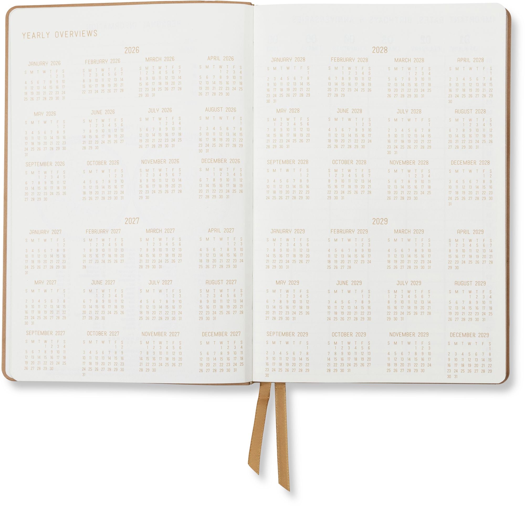 2027 Starbursts Weekly Desk Planner