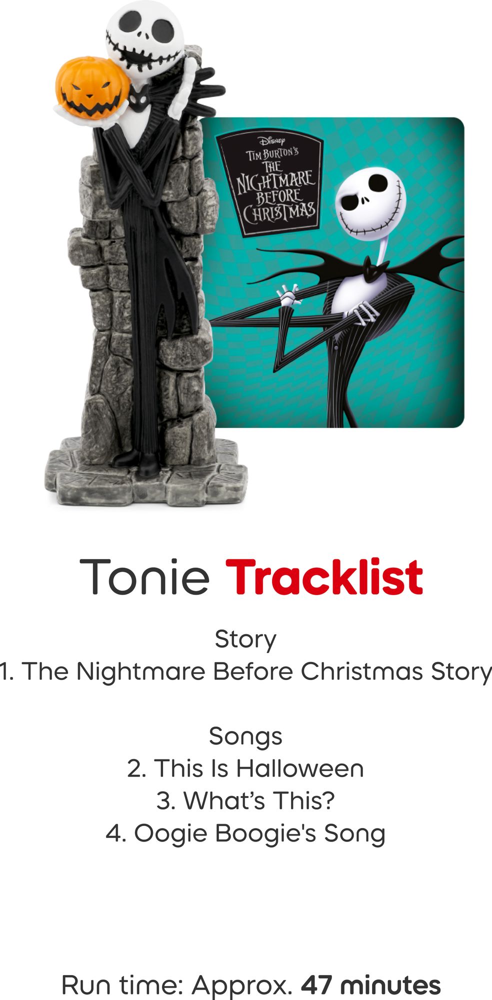 Tonies Disney The Nightmare Before Christmas Audio Figurine