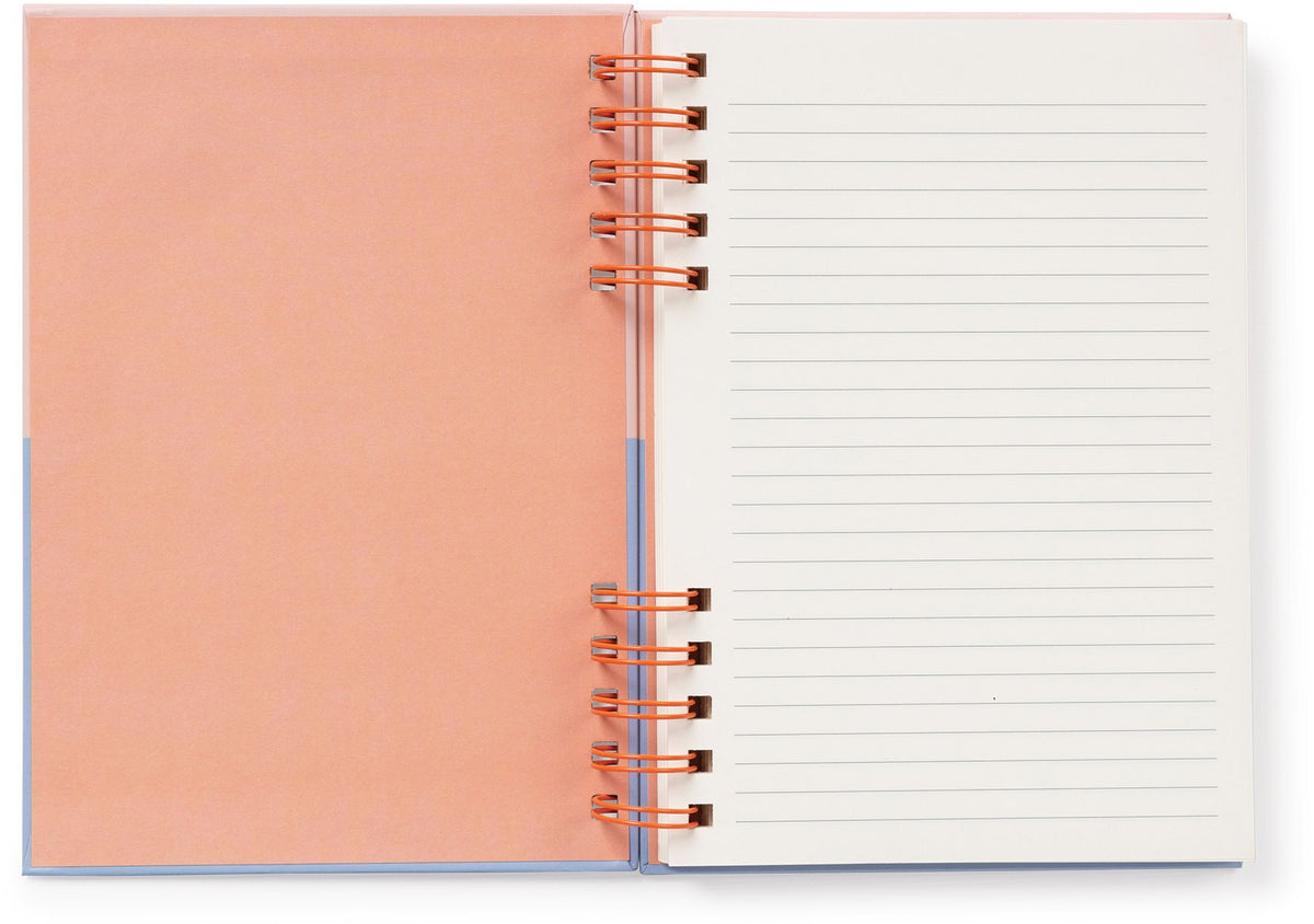 Coral & Salt Water Harper Split-Spiral Notebook & Pen Set