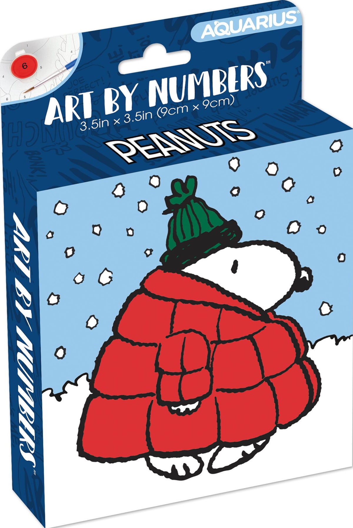 Peanuts Snoopy Puffer Jacket Micro Art By Numbers Kit