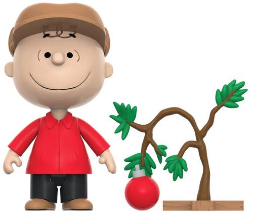 Peanuts ReAction Figures - Charlie Brown and Sad Tree (Snow Globe Card Back)