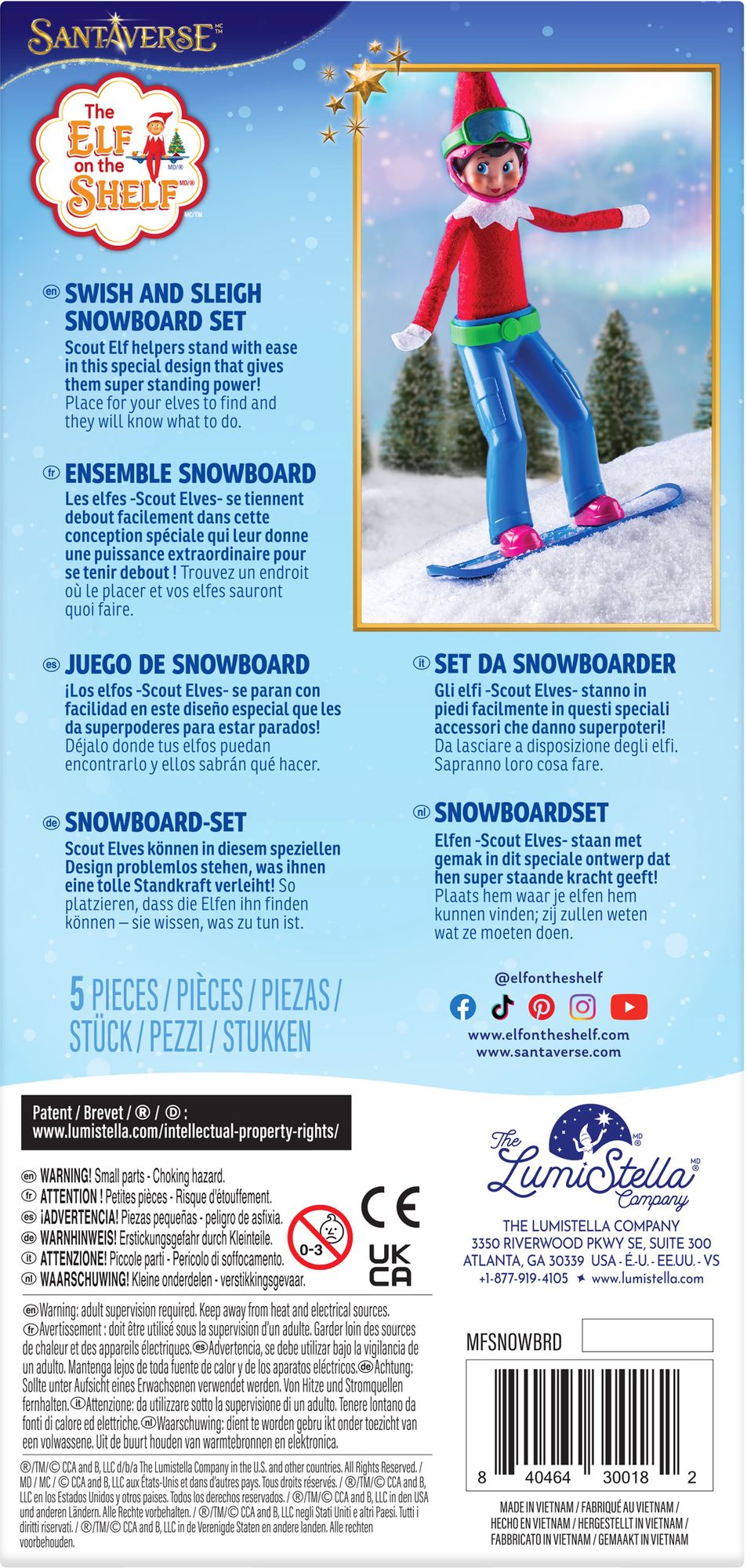 MagiFreez® Swish and Sleigh Snowboard Set