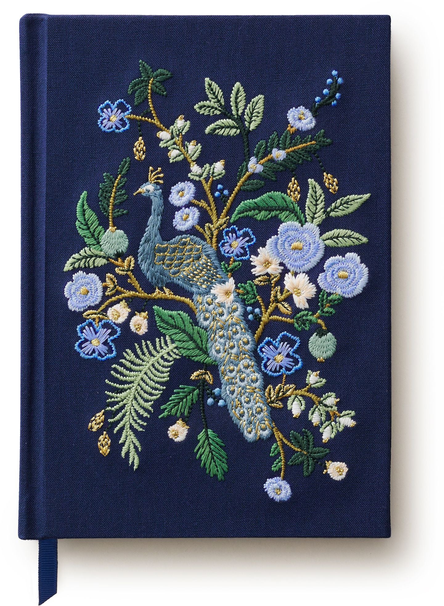 Peacock Embroidered Journal