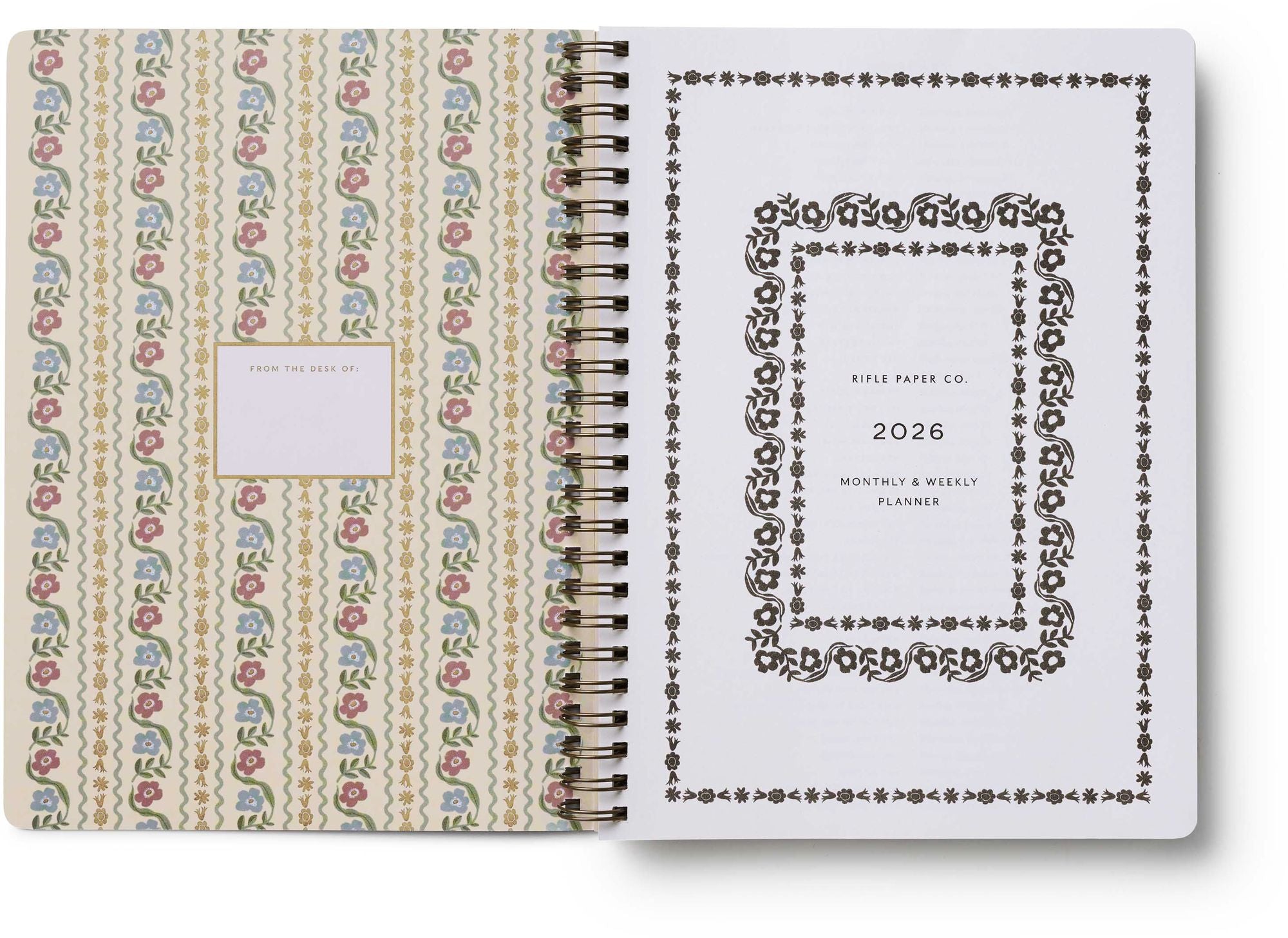2026 Dahlia Soft Cover Spiral Planner