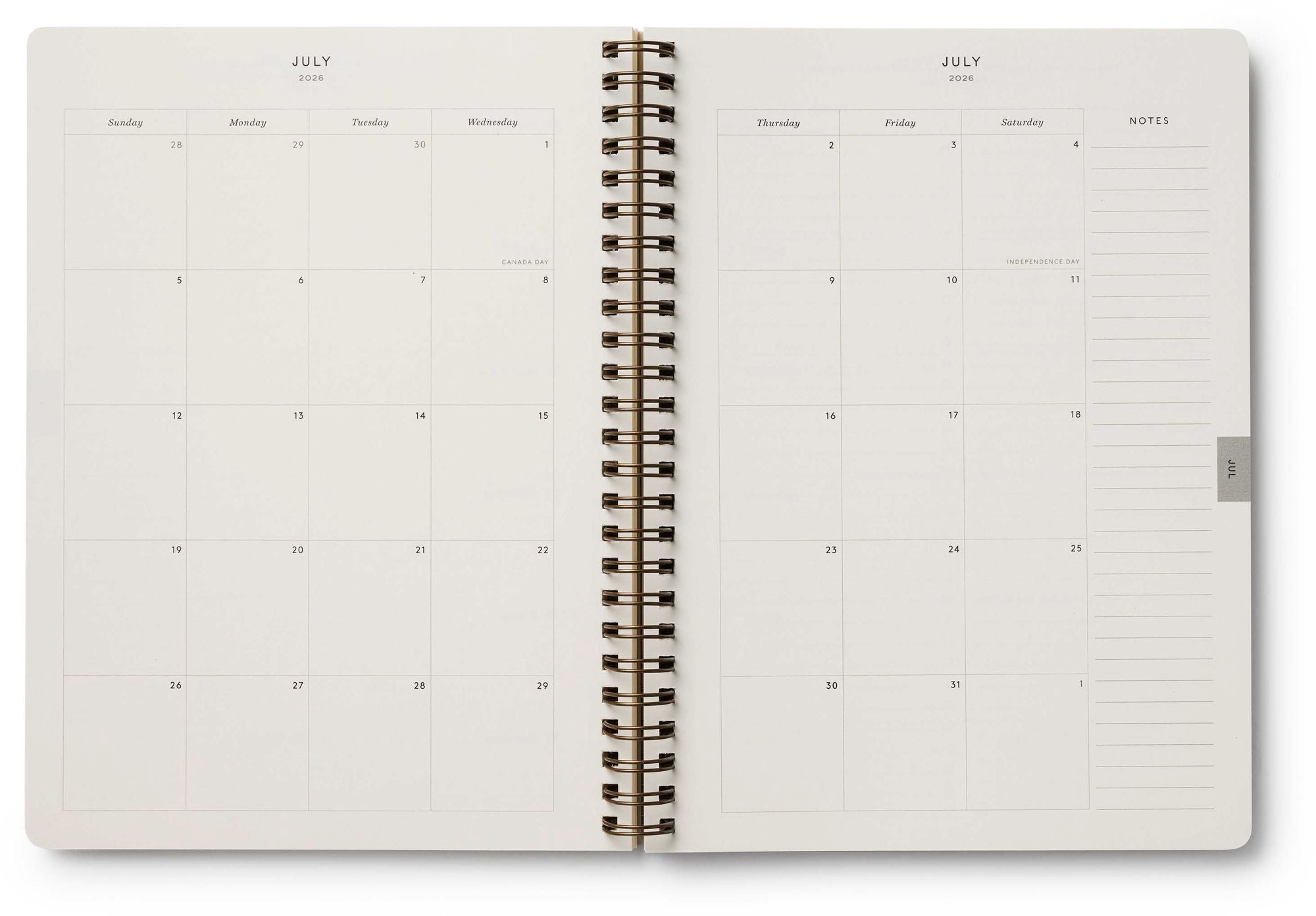 2026 Dahlia Soft Cover Spiral Planner