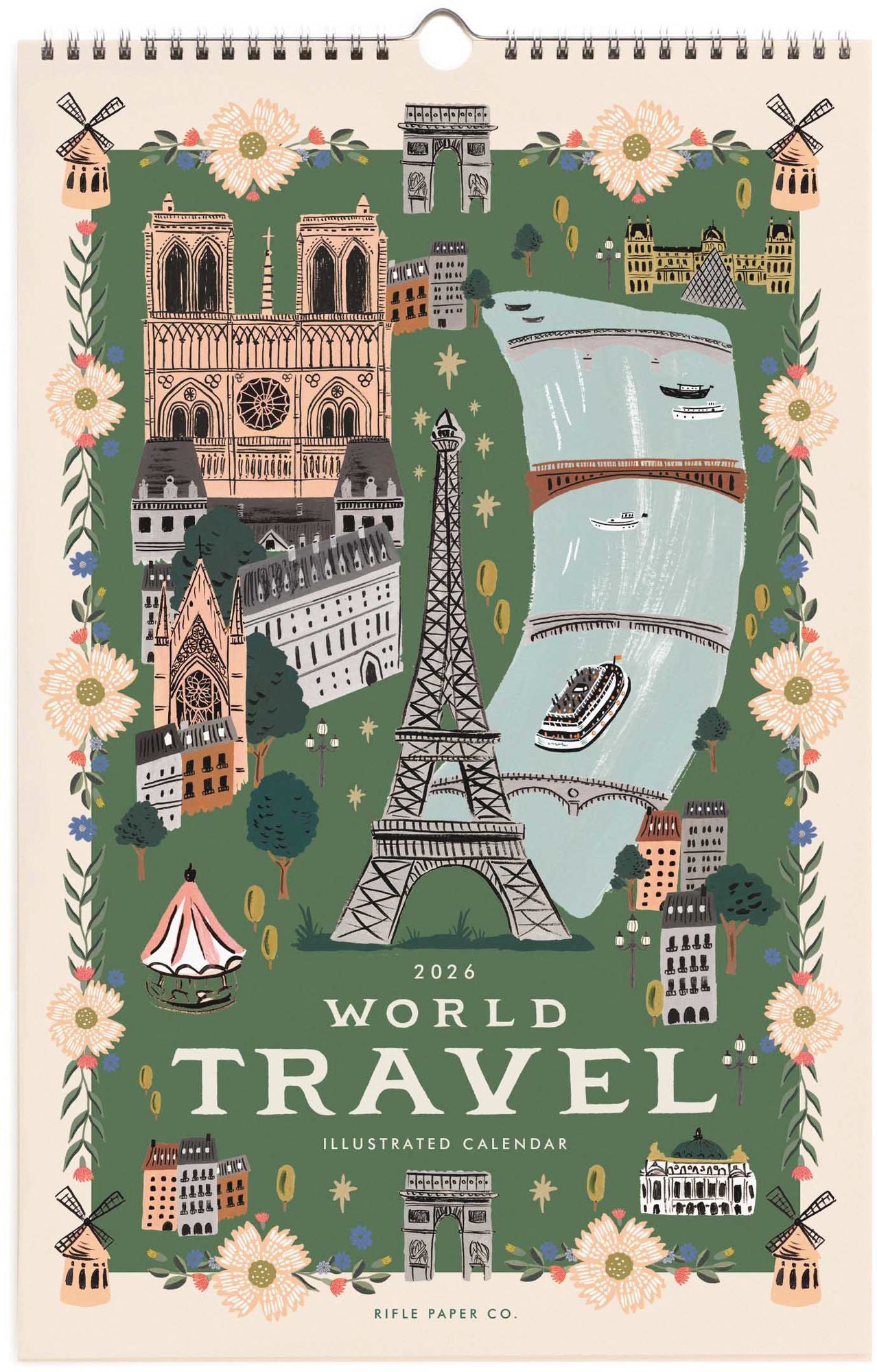 2026 World Travel Wall Calendar