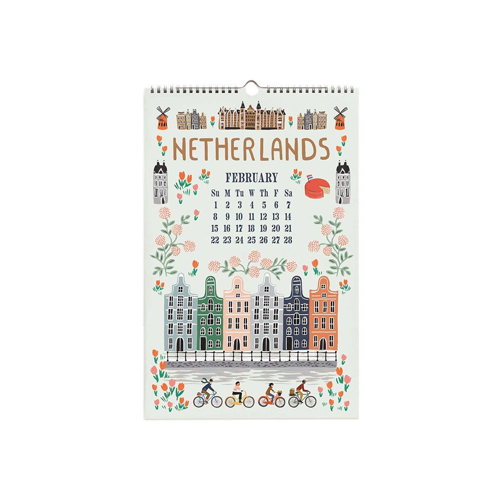 2026 World Travel Wall Calendar