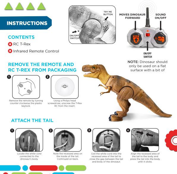 Toy RC Dinosaur