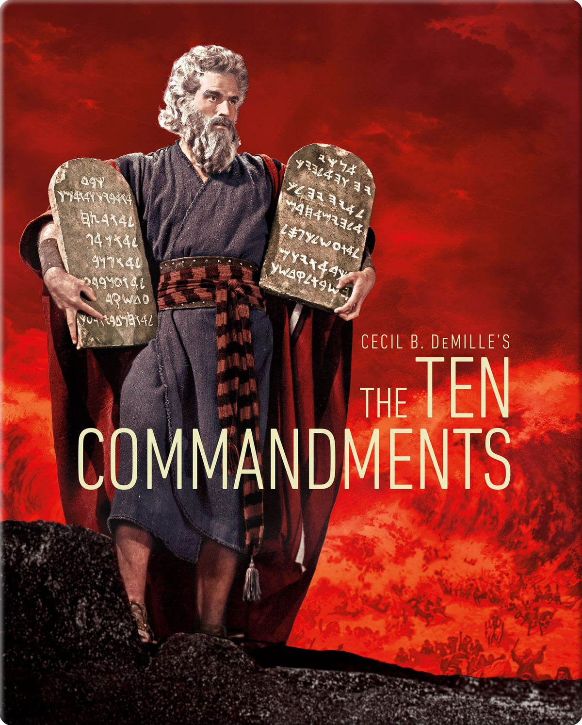The Ten Commandments [4K Ultra HD Blu-ray] [SteelBook] [Includes Digit