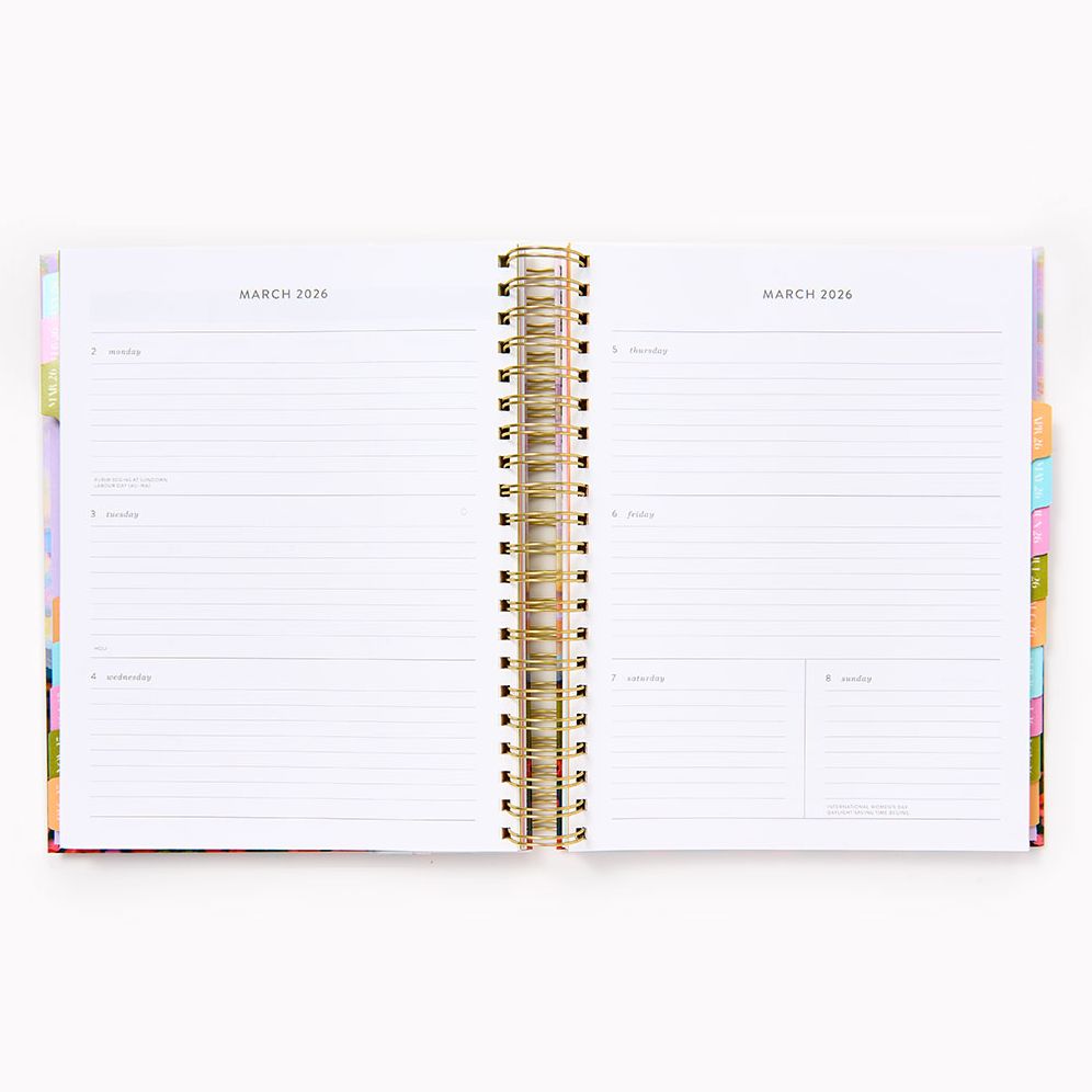 2025-2026 Paper Source Landscapes Weekly Desk Planner